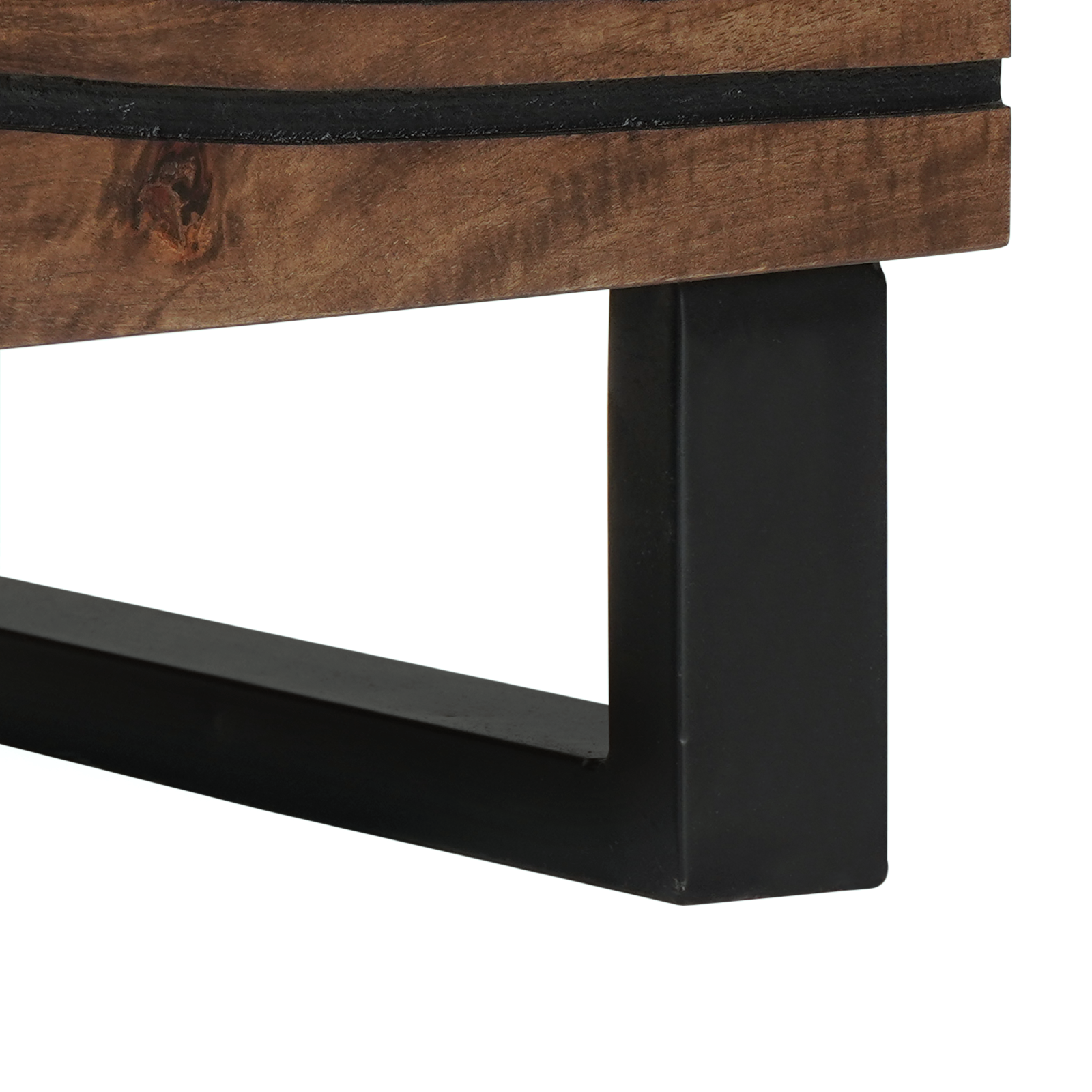 Nattbord 2 stk 40x33,5x46 cm Massivt Tre Mango