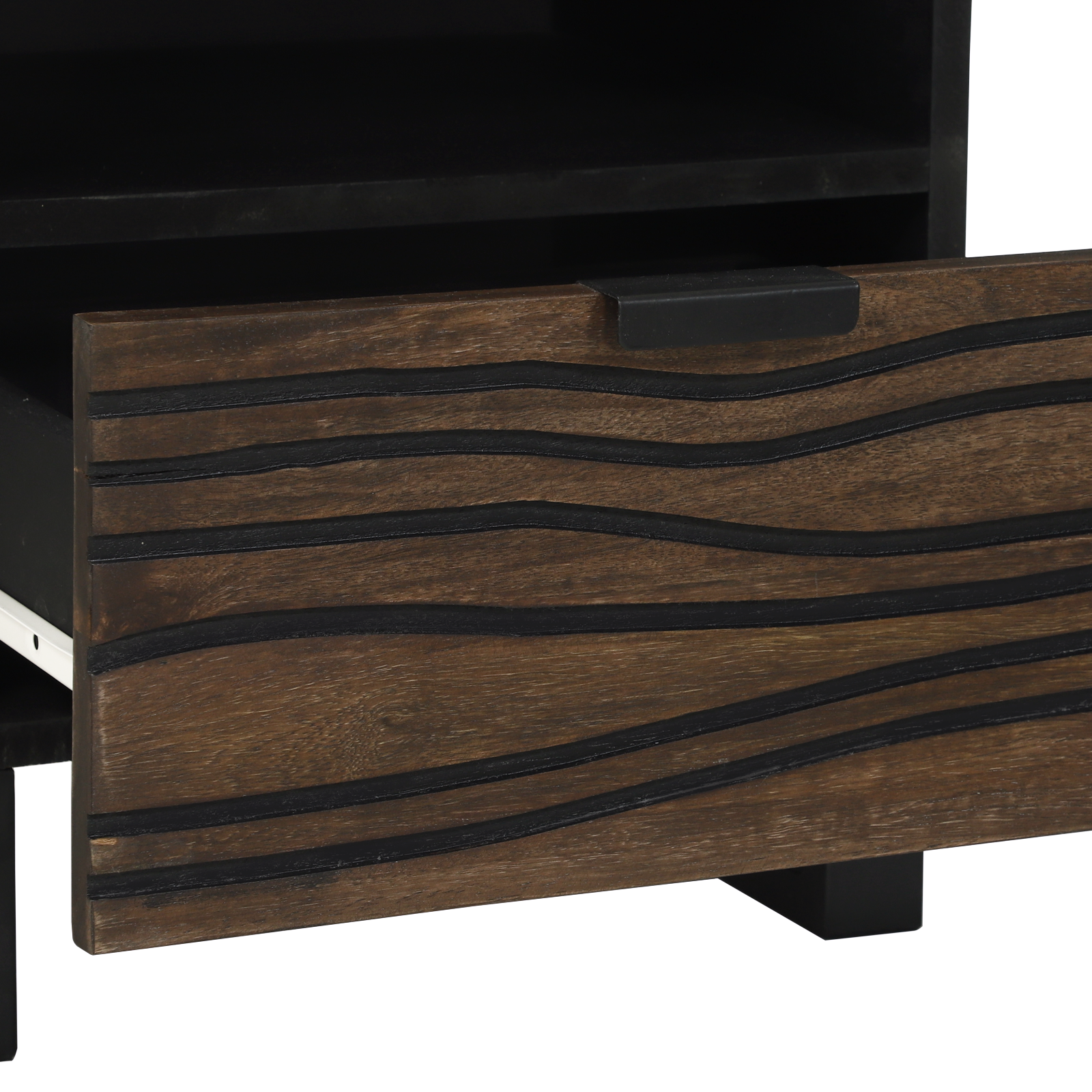 Nattbordskap 2 stk 40x33x46 cm Massivt tre