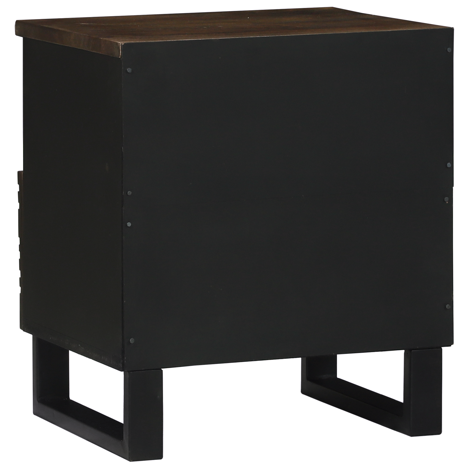Nattbordskap 2 stk 40x33x46 cm Massivt tre