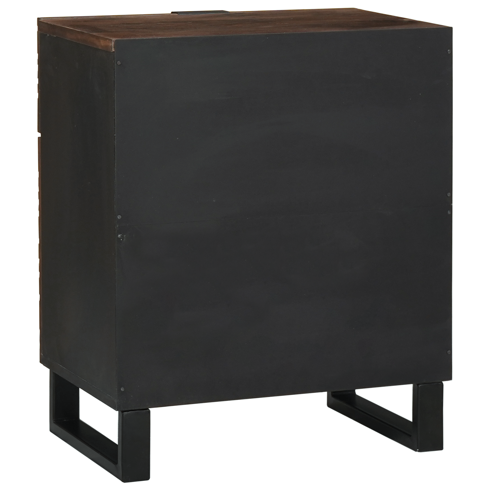 Nattbordskap 50x33x60 cm Massivt Tre Valnøtt
