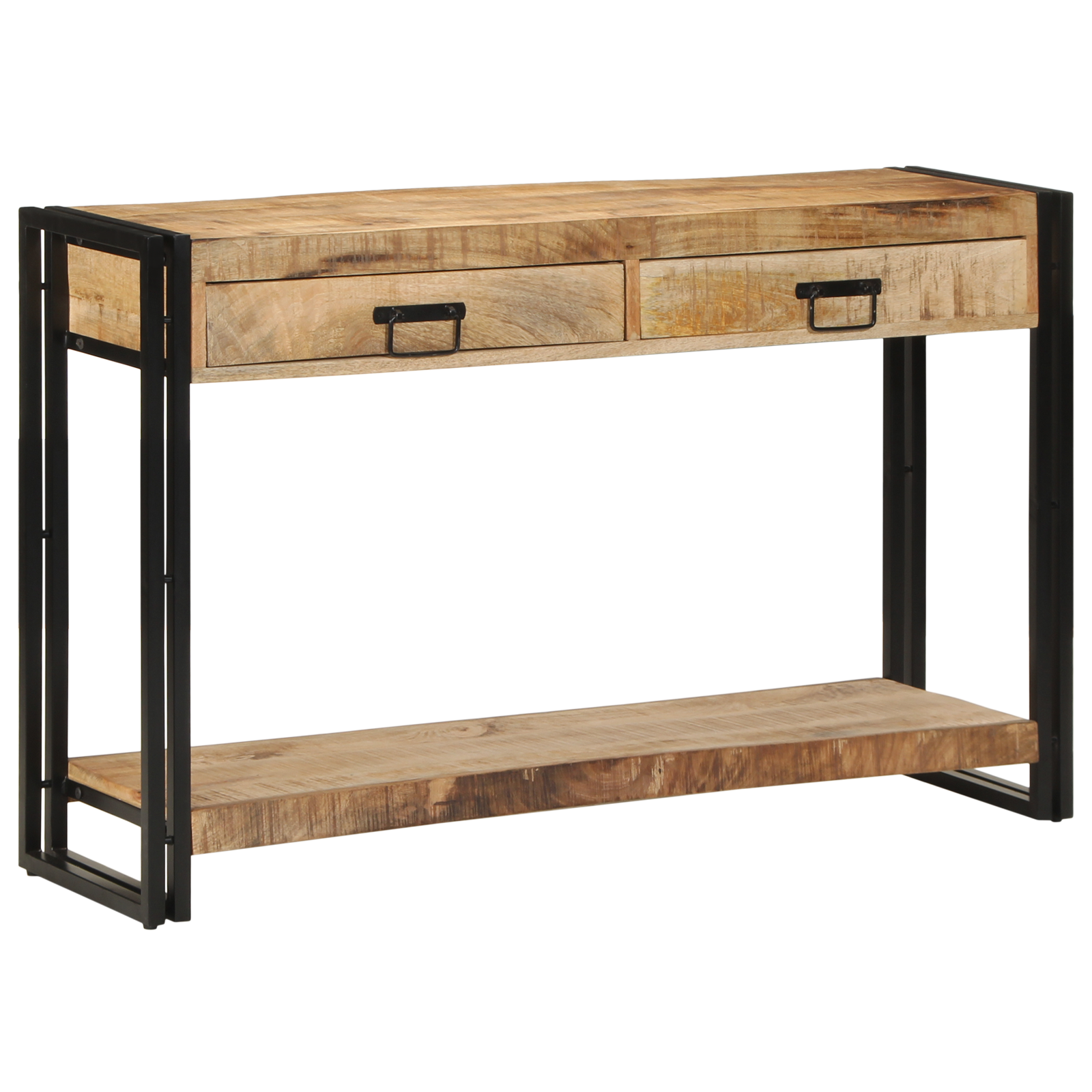 Konsollbord 120x33x75 cm Solid Rått Mangotre