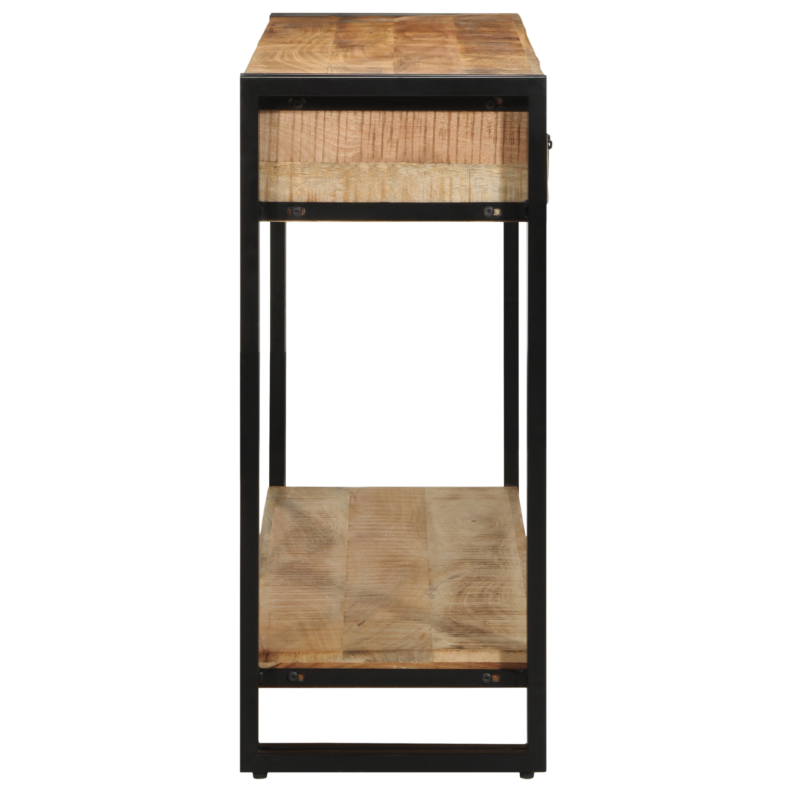 Konsollbord 120x33x75 cm Solid Rått Mangotre