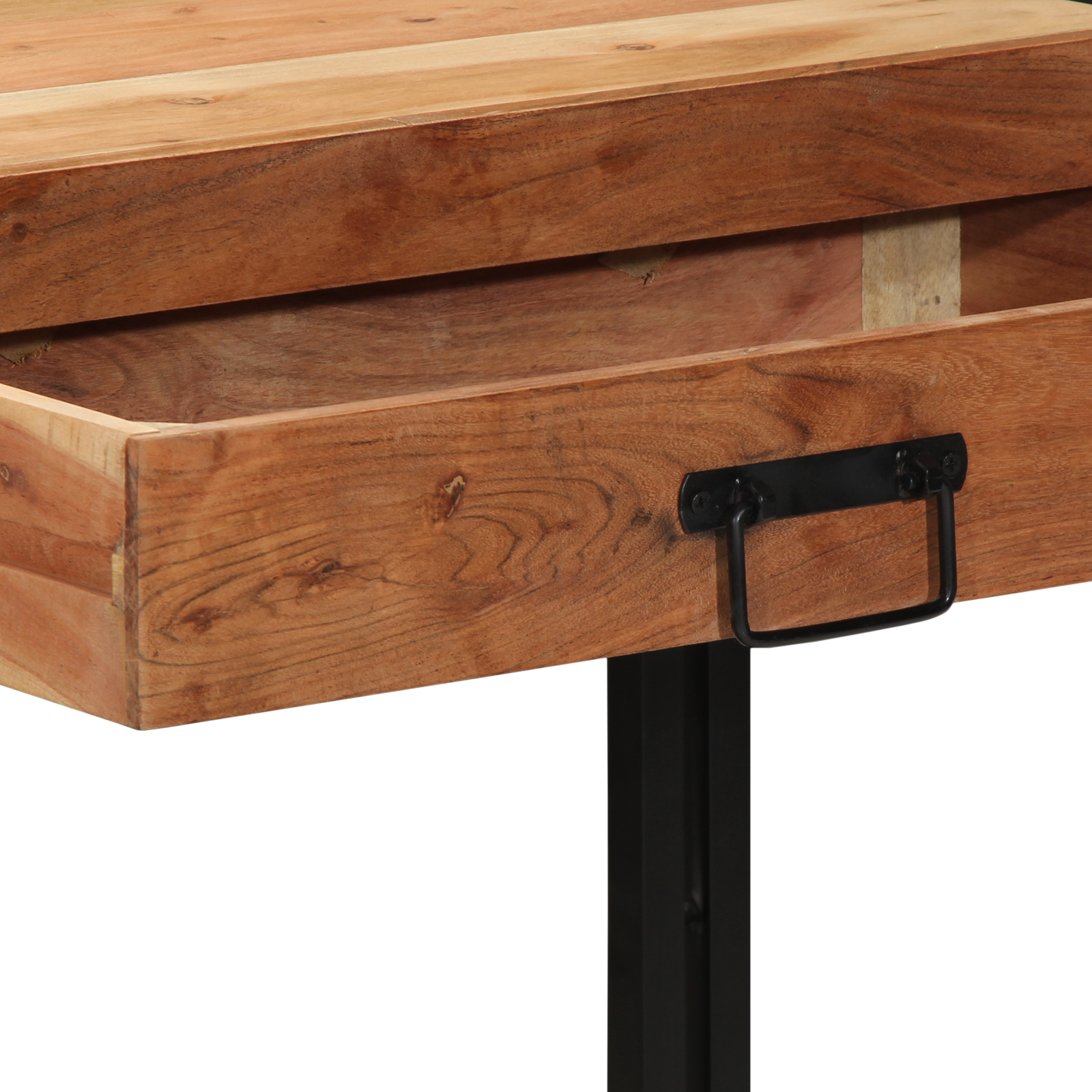 Konsollbord 120x33x75 cm Solid tre Akasie