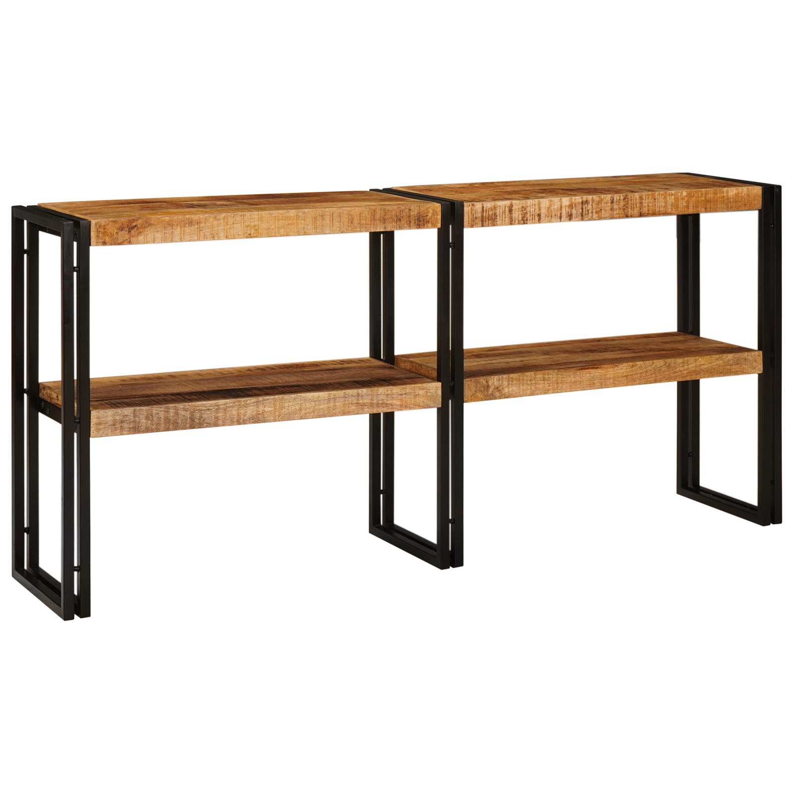 Konsollbord 160x33x75 cm Solid Ruft Tre Mango