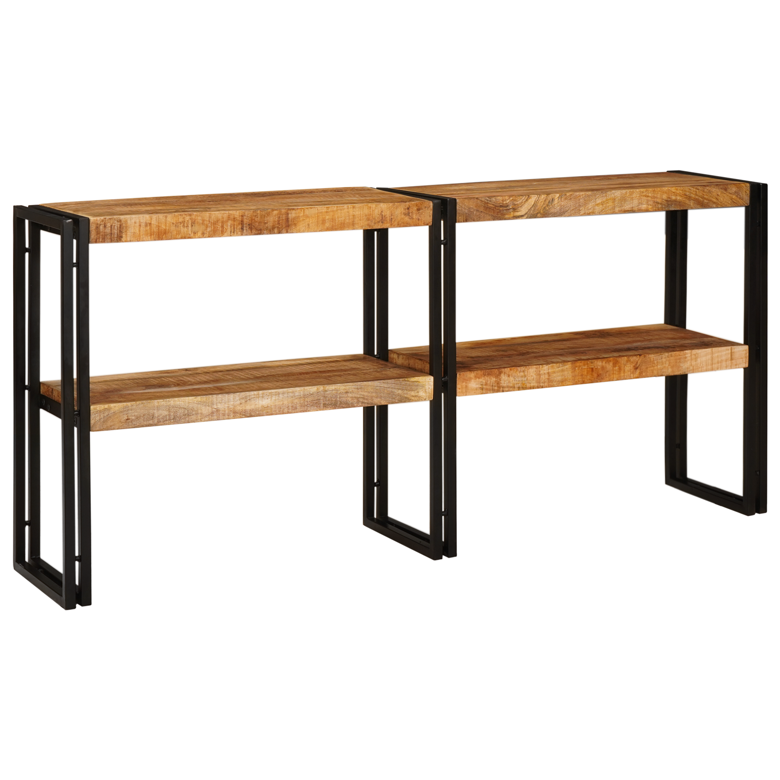 Konsollbord 160x33x75 cm Solid Ruft Tre Mango