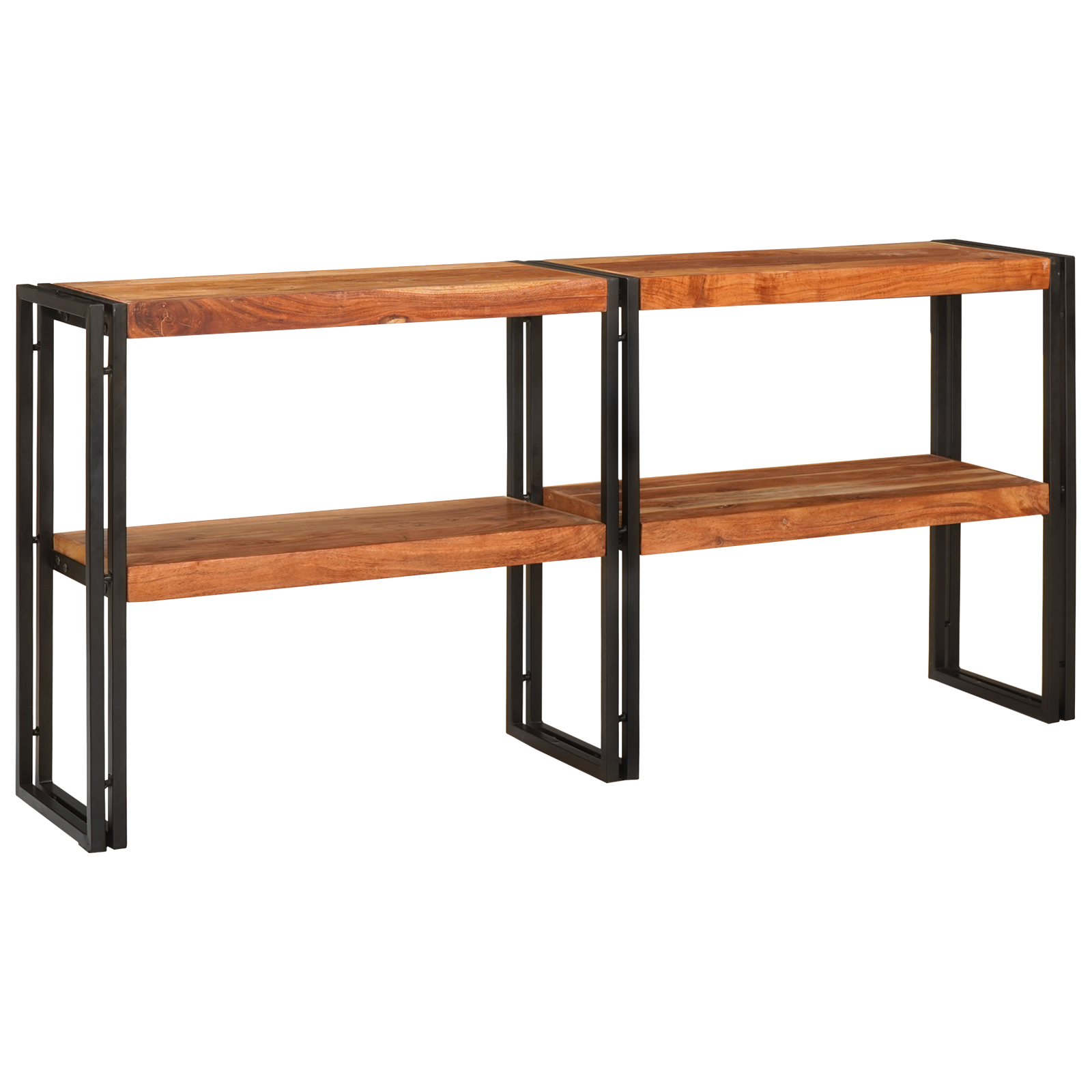 Konsollbord 160x33x75 cm Solid Rå Akasietre