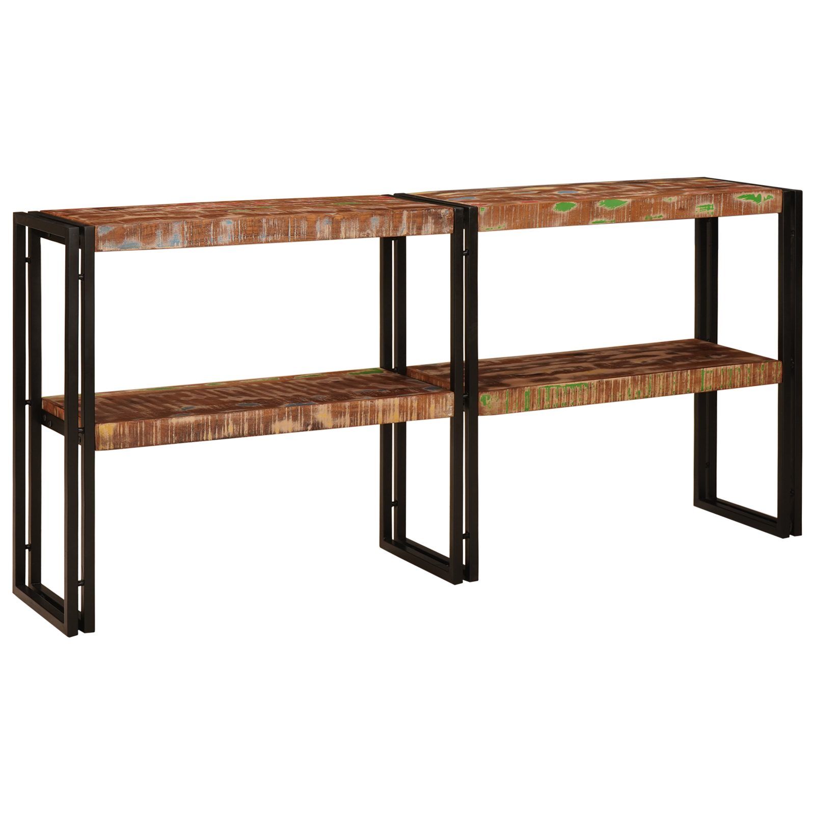 Konsollbord 160x33x75 cm Solid Tre Gjenvunnet