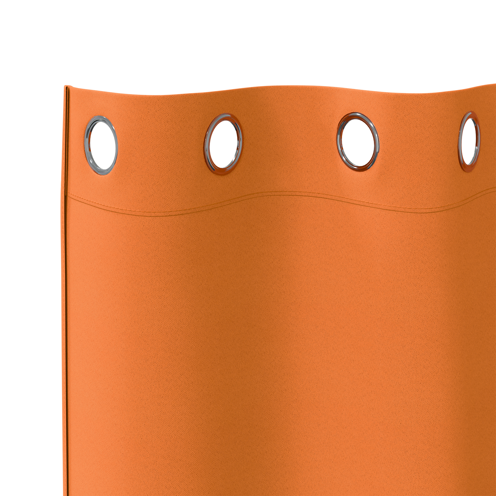 Gardiner med gardiner 2 pcs Lys oransje 225 x 140 cm Polyester