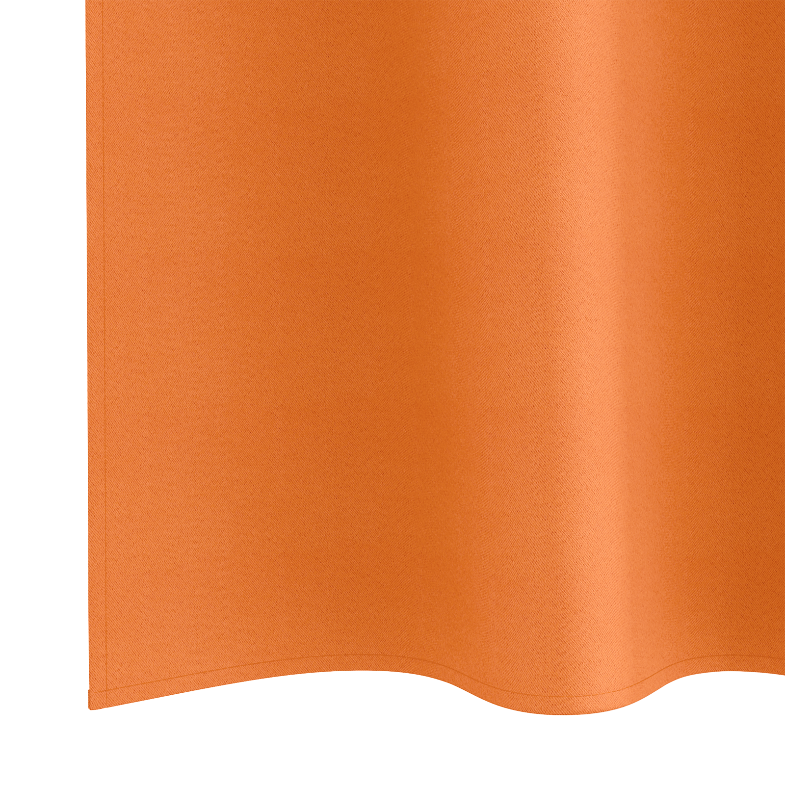 Gardiner med gardiner 2 pcs Lys oransje 225 x 140 cm Polyester