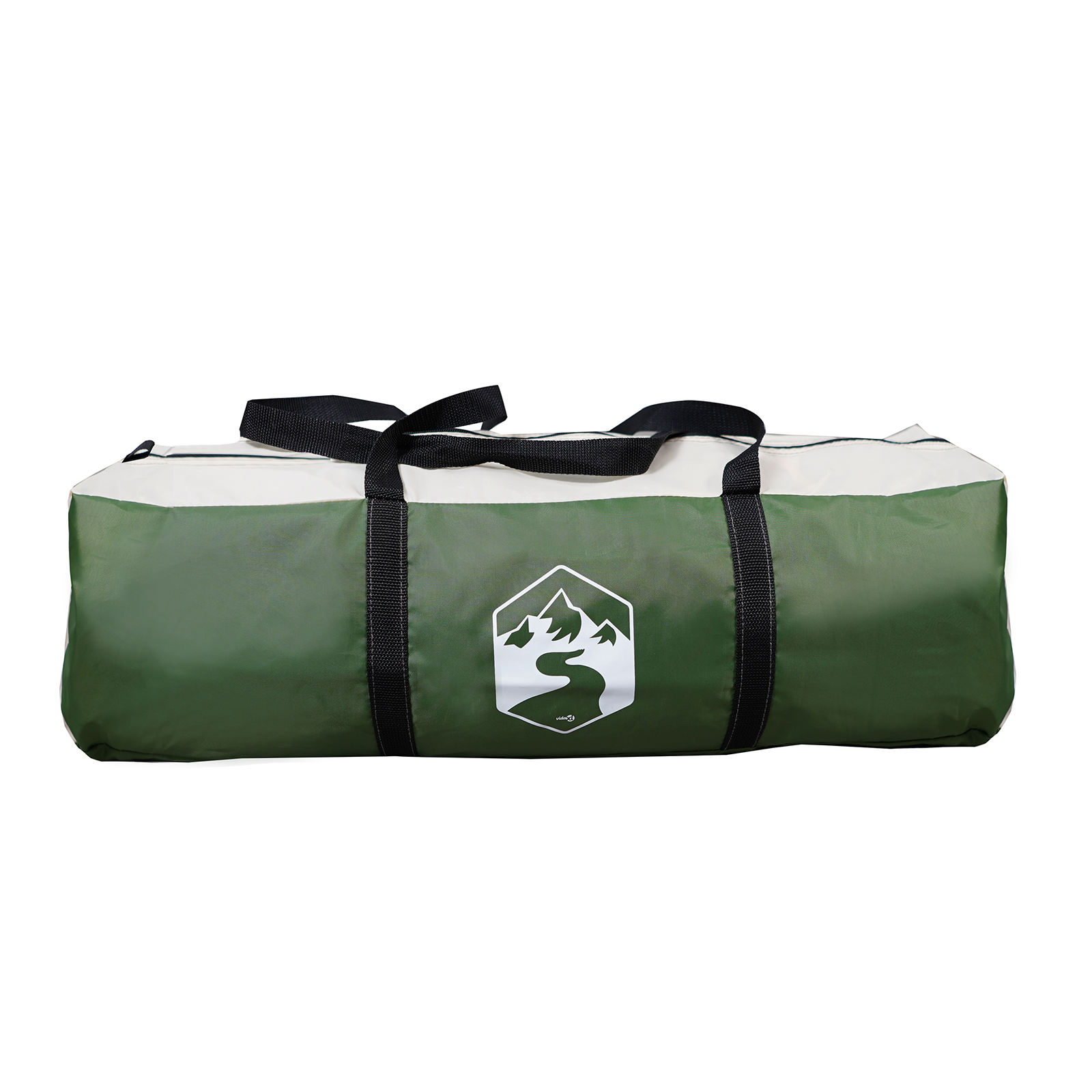 Telt med tak grønn Medium Polyester og fiberglass