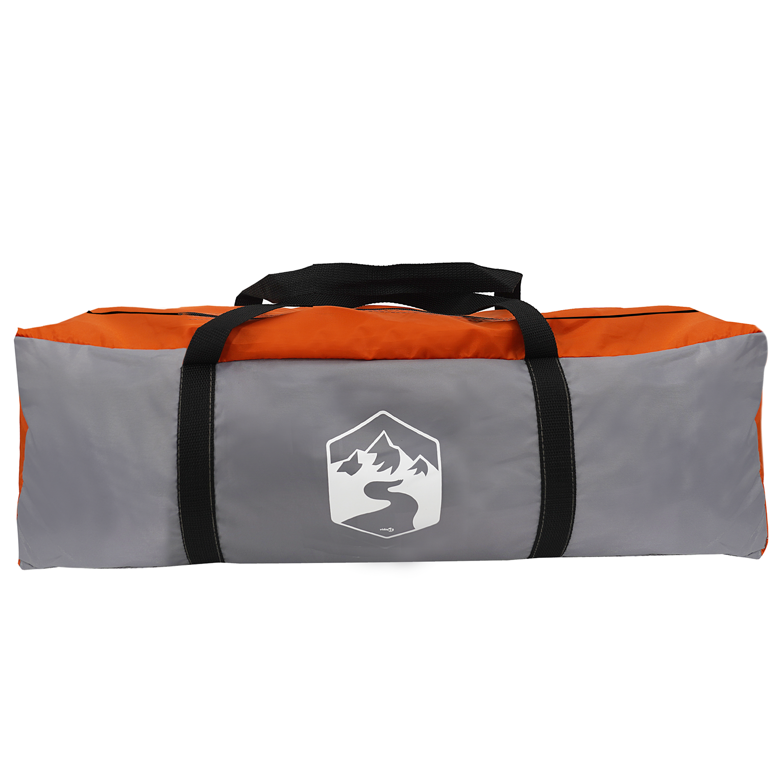 Telt med tak Grå og oransje Stor Polyester og fiberglass