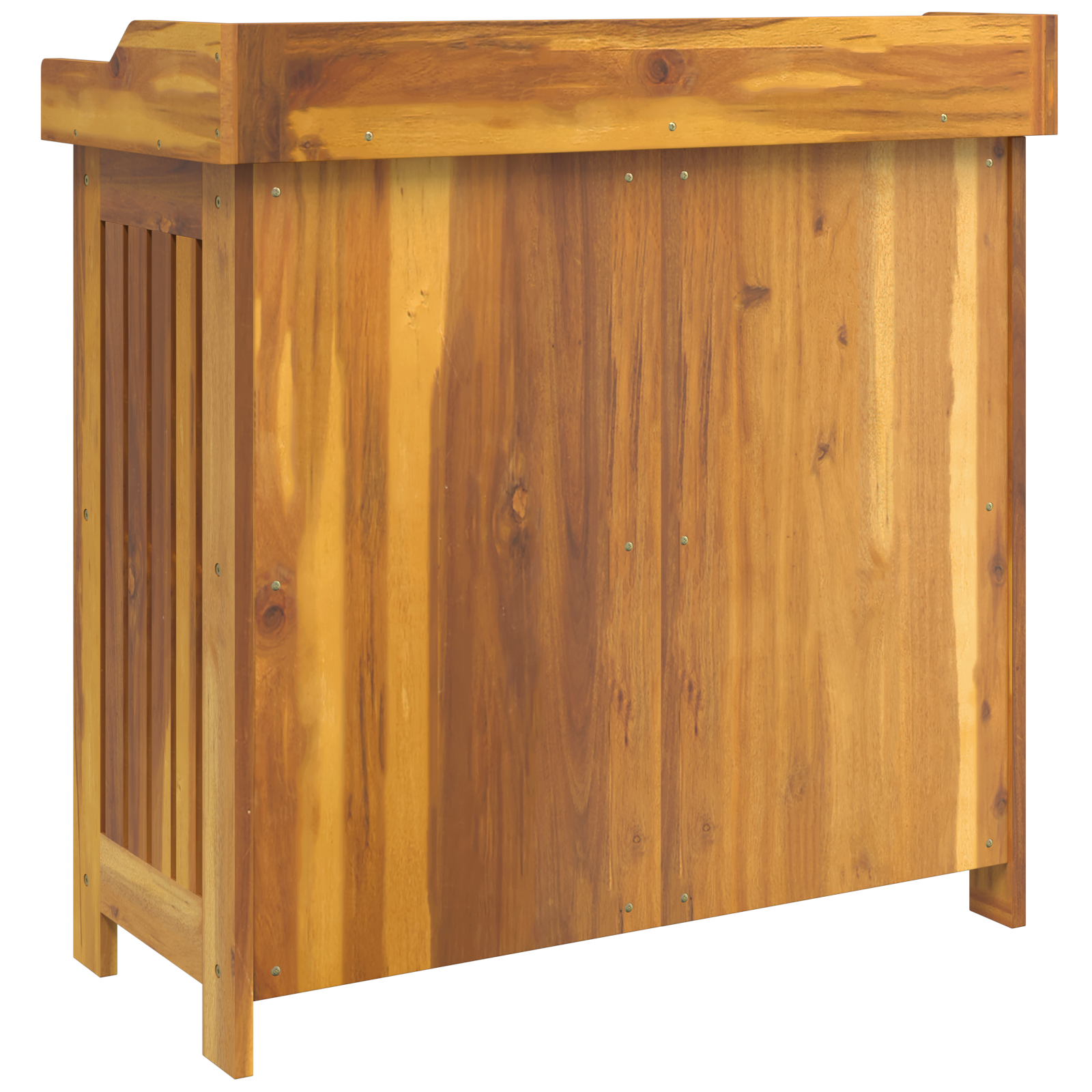 Hageskap med lagring med dør Brun 78 x 36.5 x 78cm Massivt akasietre