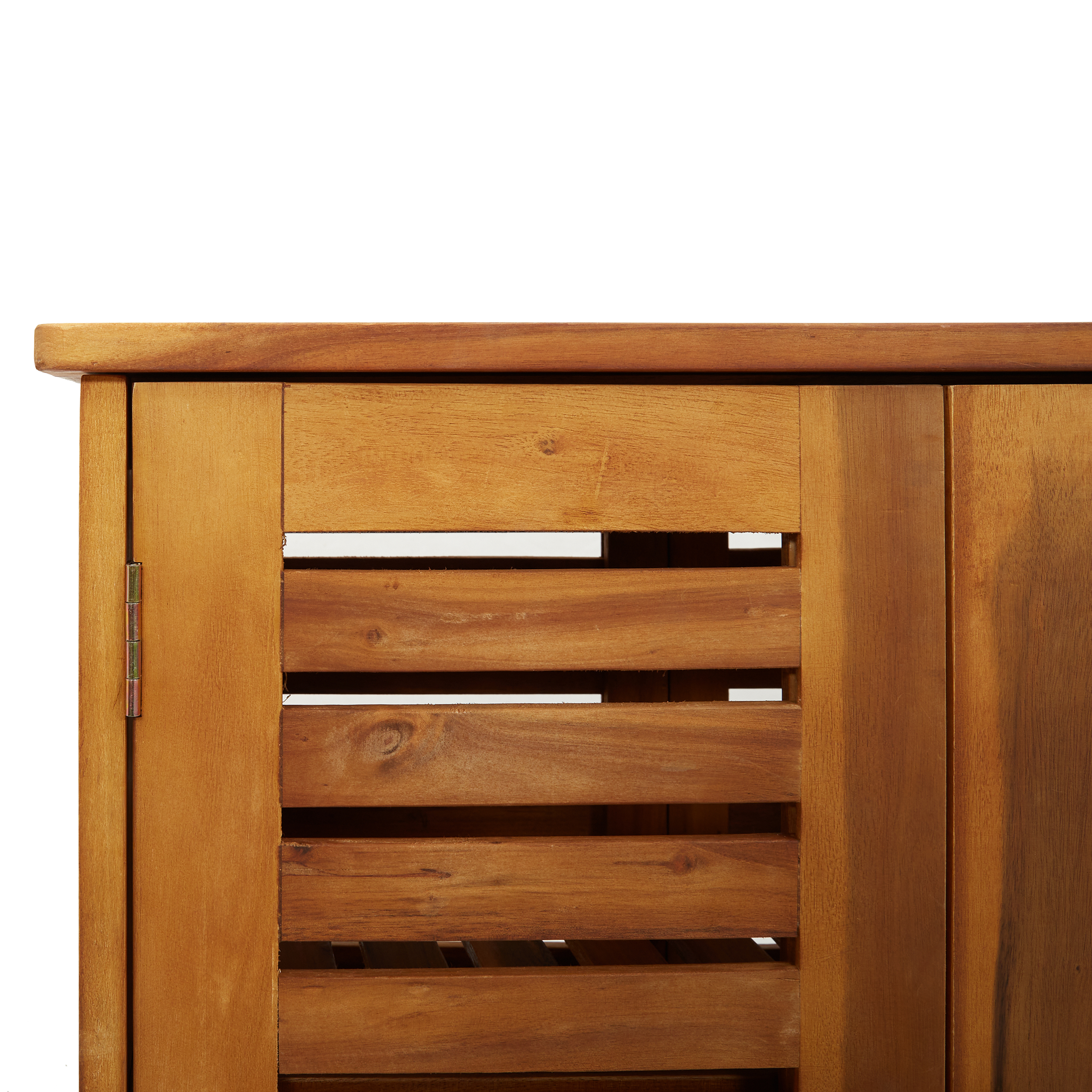 Hageskap med lagring med dør Brun 78 x 36.5 x 78cm Massivt akasietre