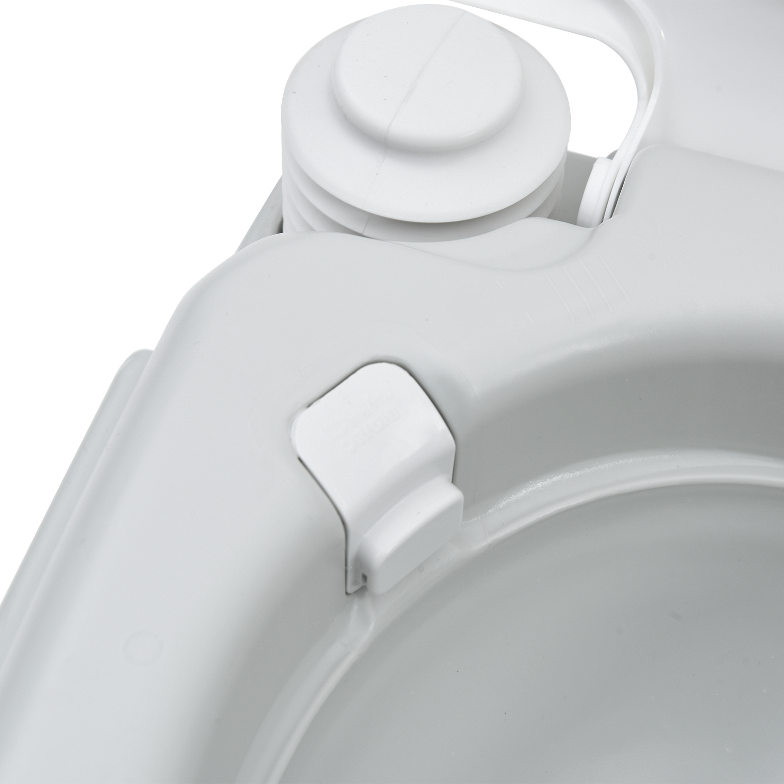 Bærbart Toalett Grå & Hvit Plast 10 L