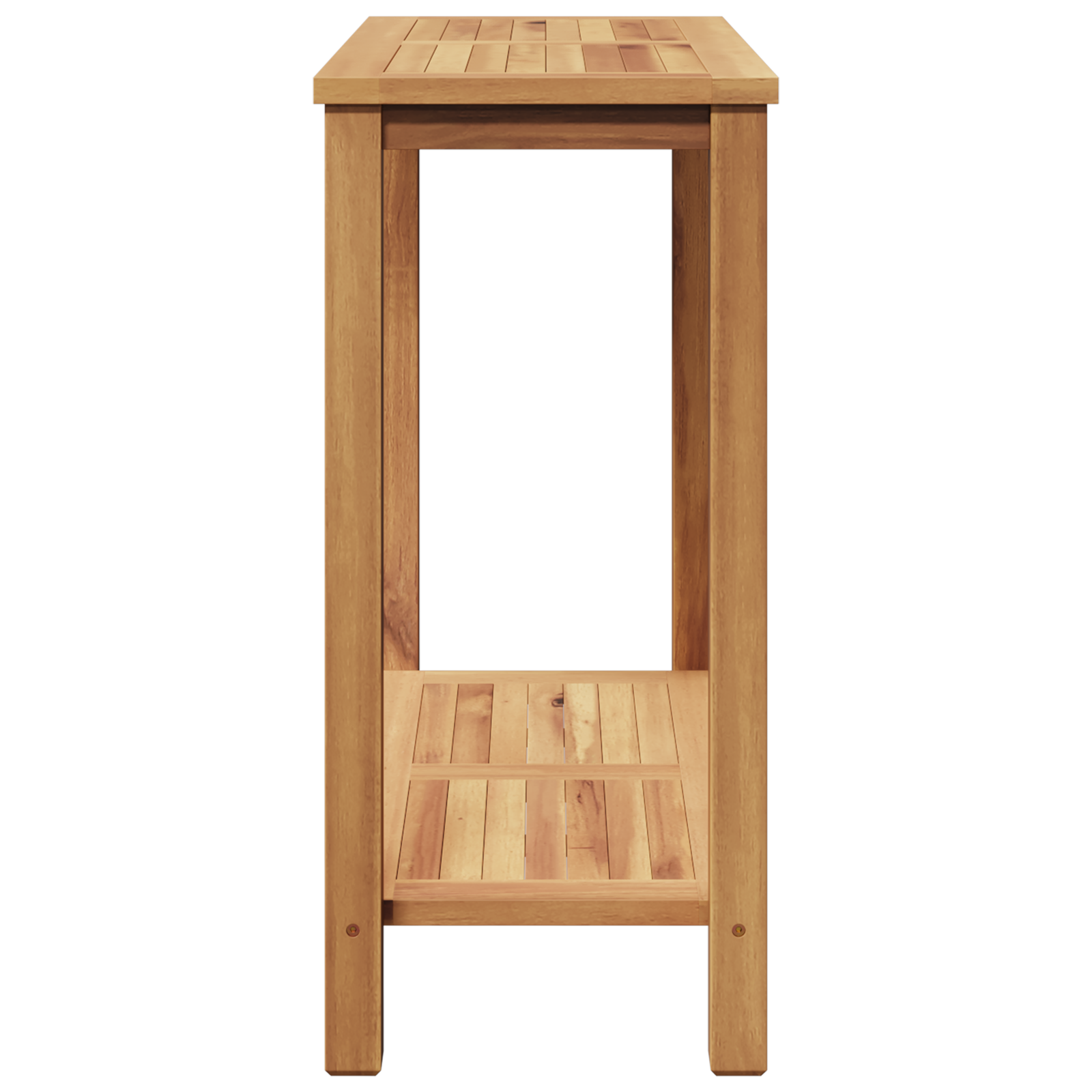 Konsollbord Brun 80 x 35 x 75 cm Solid teaktre