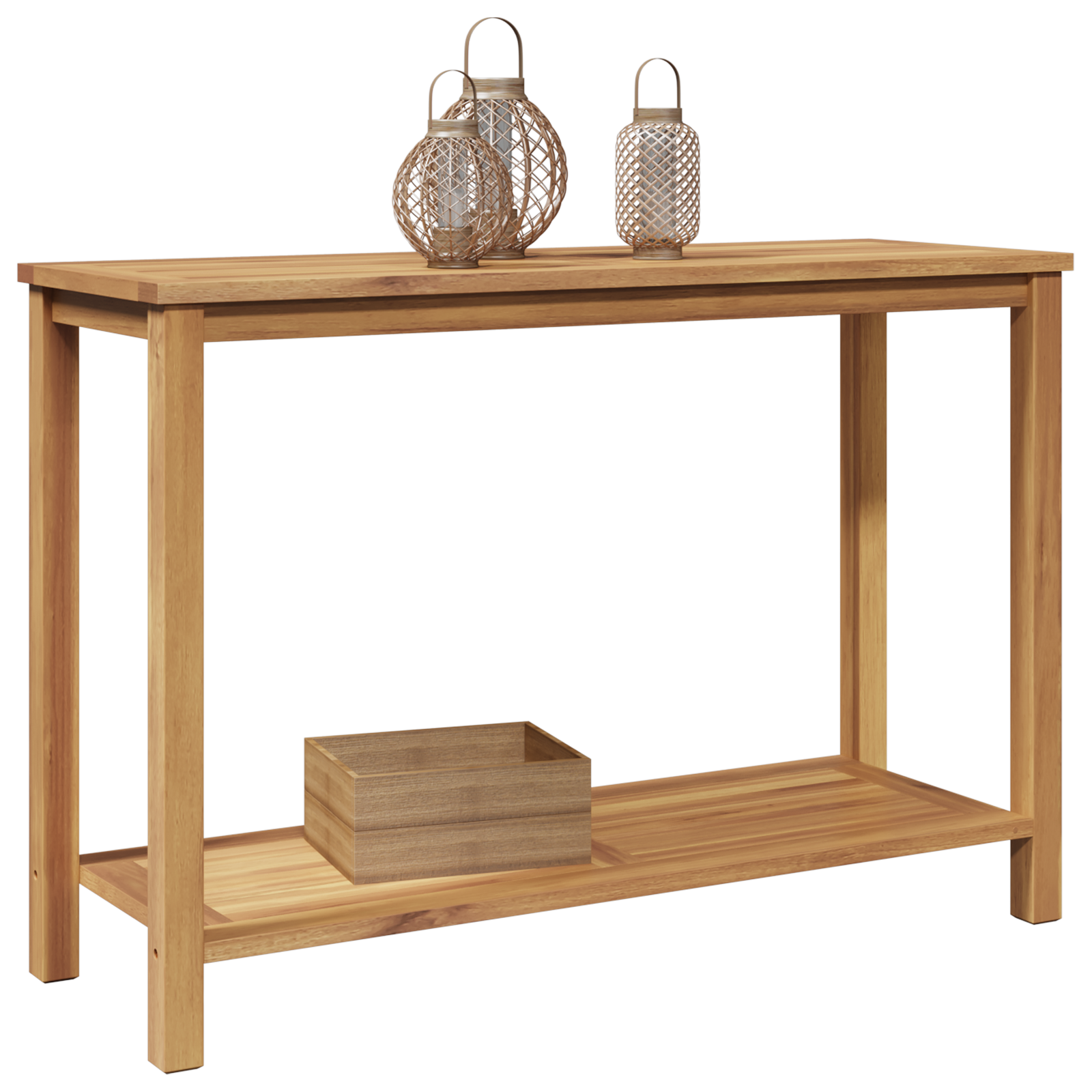 Konsollbord Brun 110 x 40 x 45 cm Solid teaktre