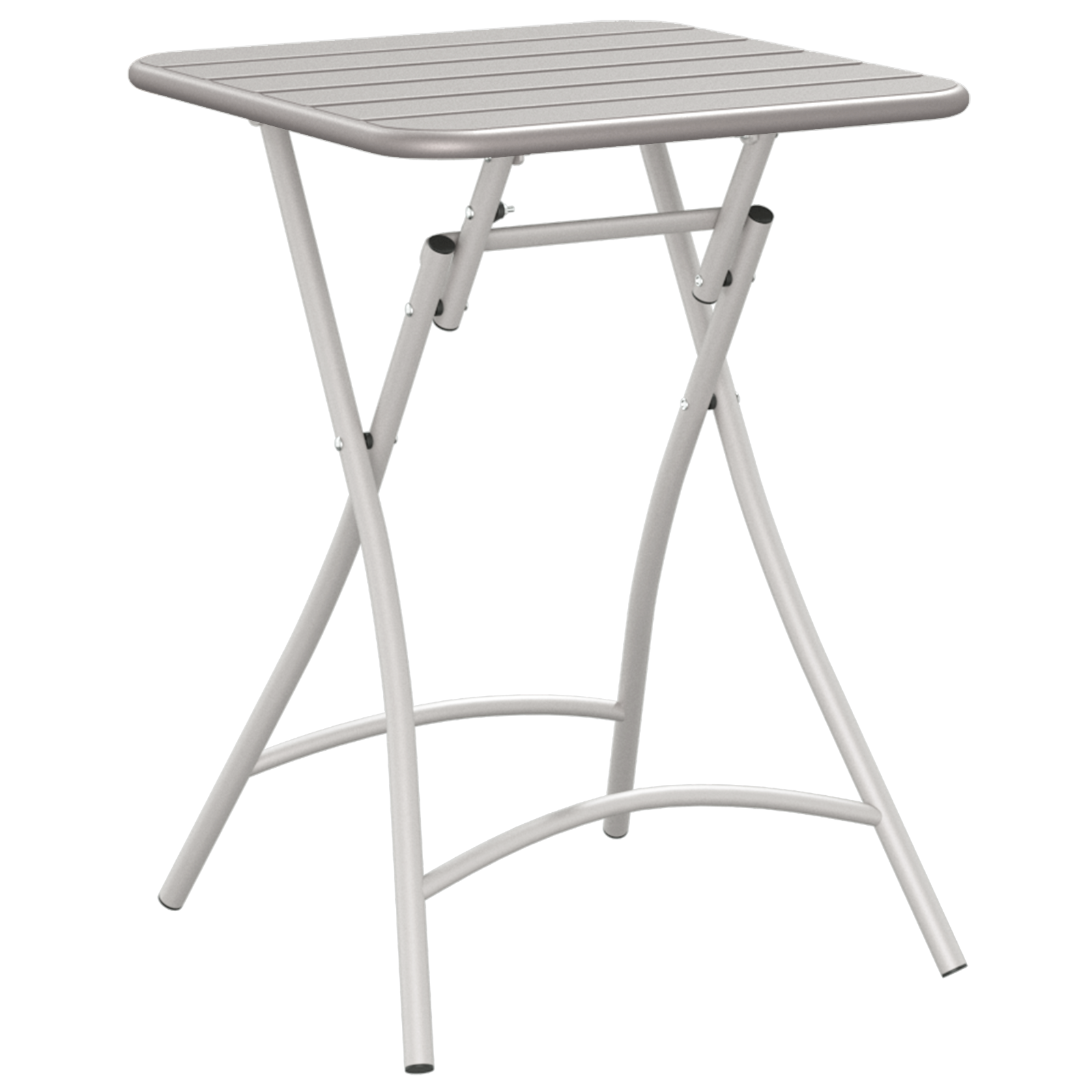 Sammenleggbart Hagebord Beige 55x55x73 cm Stål