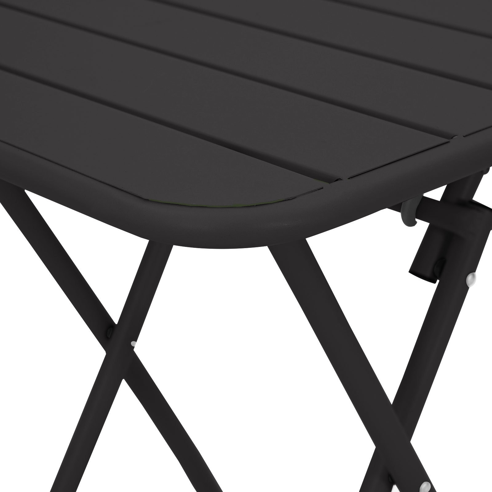Sammenleggbar Hagebord - Antrasitt - 55x55x73 cm - Stål