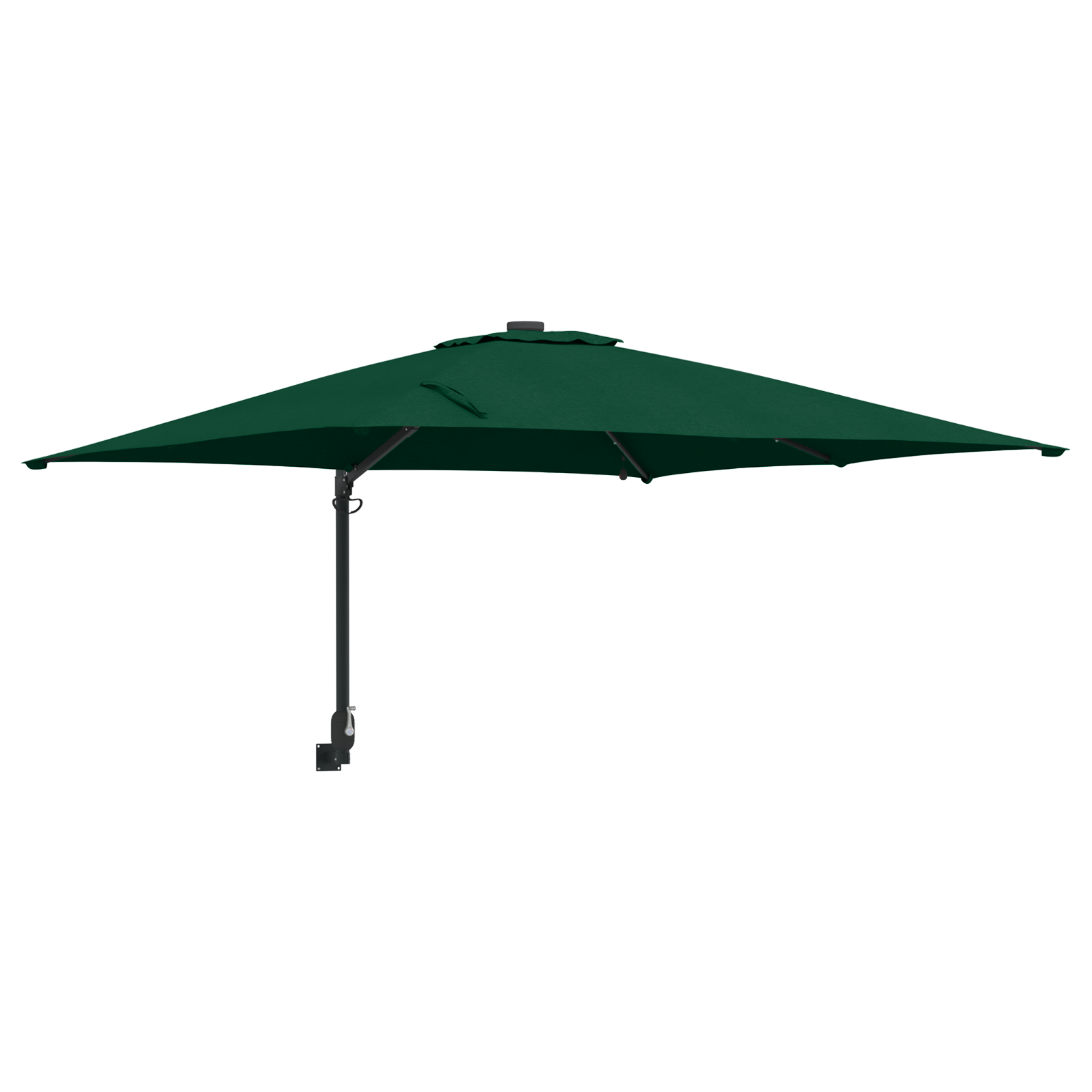 Hageparasol grønn 248.5 x 247.5 x 160 cm stoff