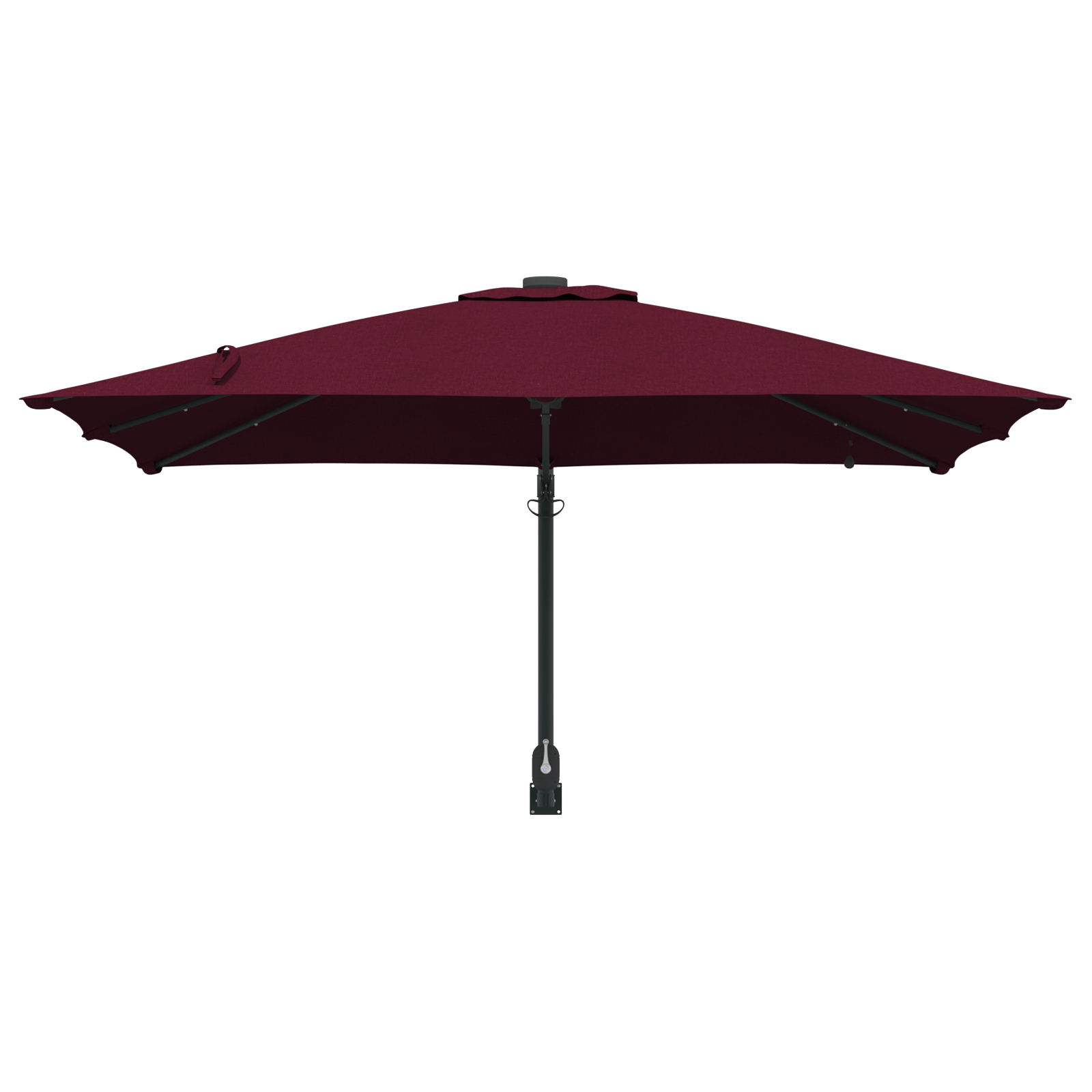 Hageparasol Vinrød 248.5 x 247.5 x 160 cm stoff