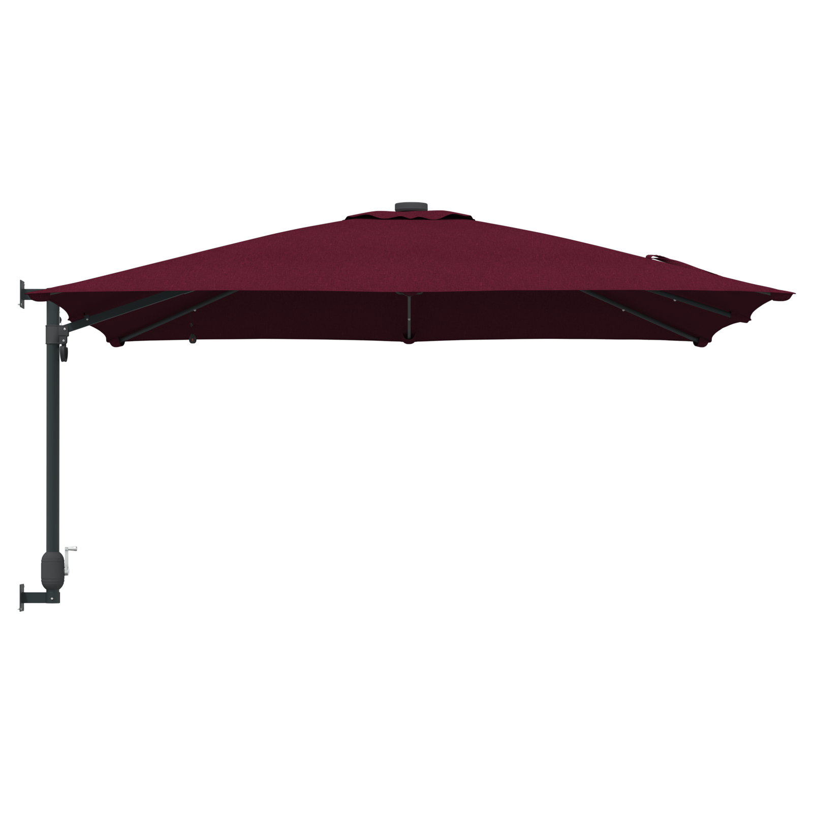 Hageparasol Vinrød 248.5 x 247.5 x 160 cm stoff
