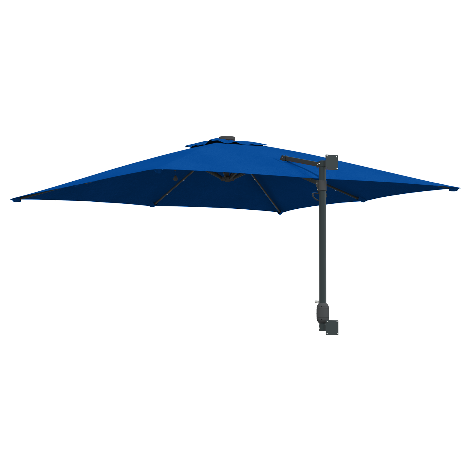 Hageparasol Azurblå 248.5 x 247.5 x 160 cm stoff