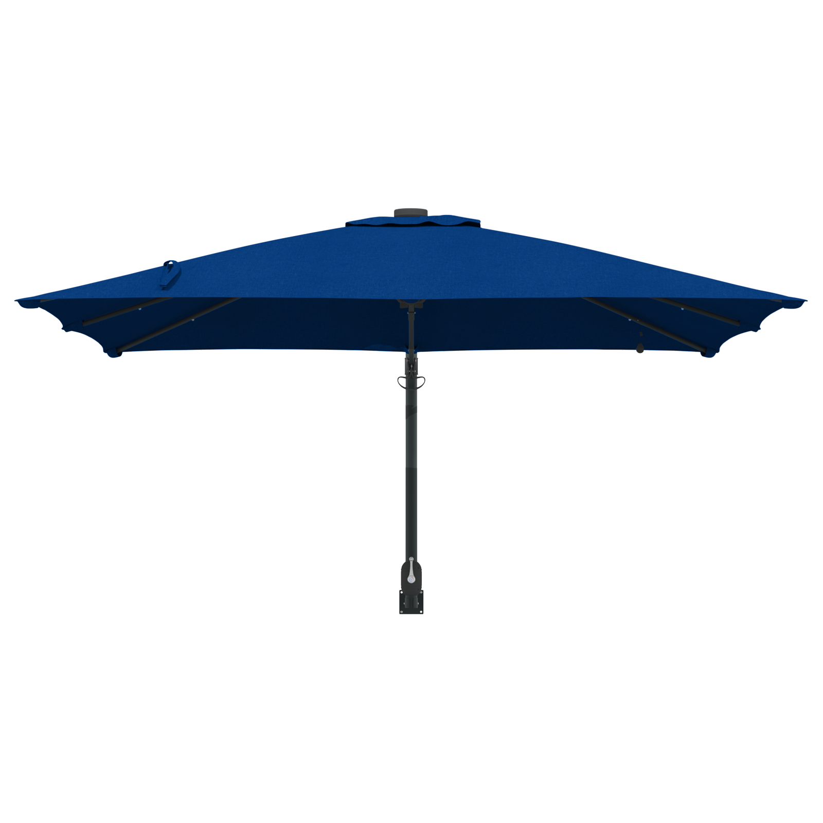 Hageparasol Azurblå 248.5 x 247.5 x 160 cm stoff