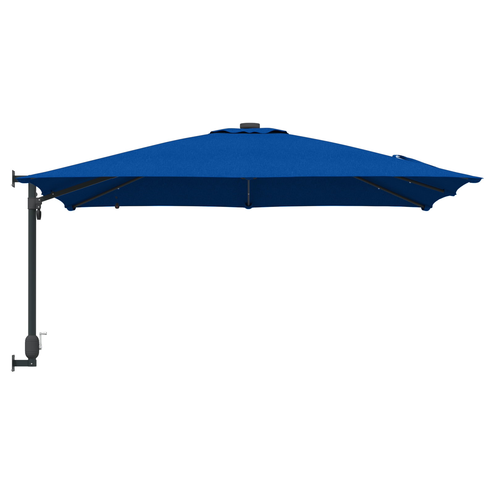 Hageparasol Azurblå 248.5 x 247.5 x 160 cm stoff