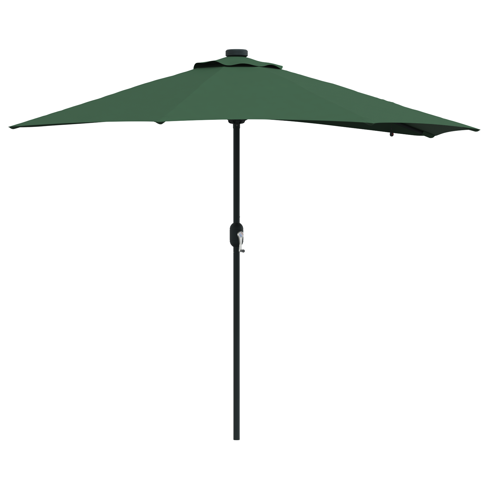 Hageparasol grønn 294 x 150 x 223 cm stoff