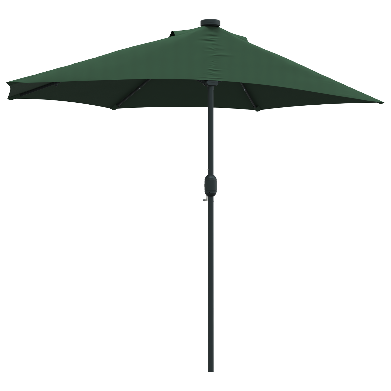 Hageparasol grønn 294 x 150 x 223 cm stoff