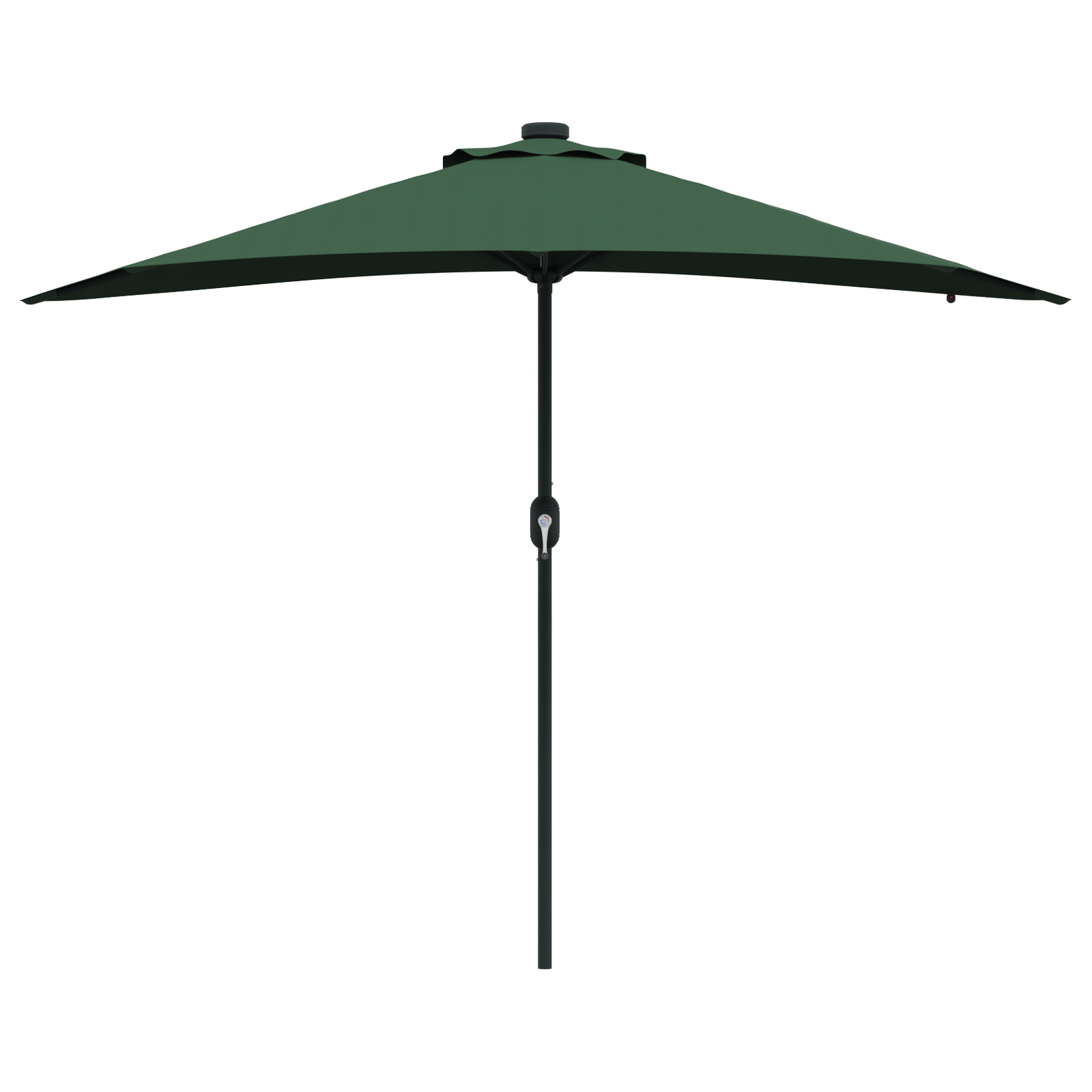 Hageparasol grønn 294 x 150 x 223 cm stoff