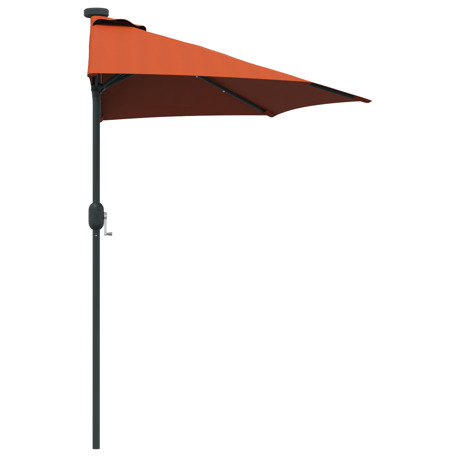 Hageparasol Terrakotta 294 x 150 x 223 cm stoff