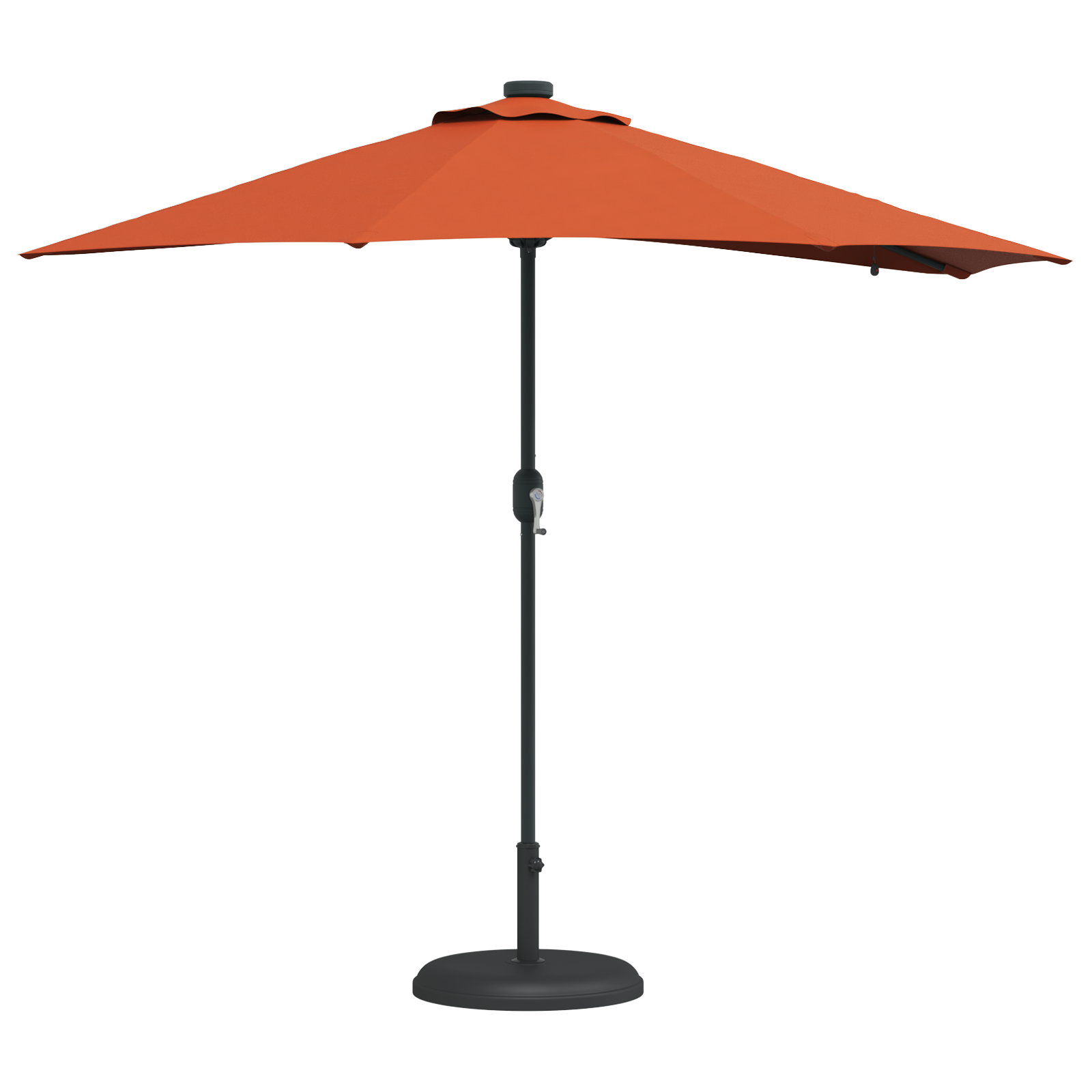 Hageparasol Terrakotta 294 x 150 x 223 cm stoff