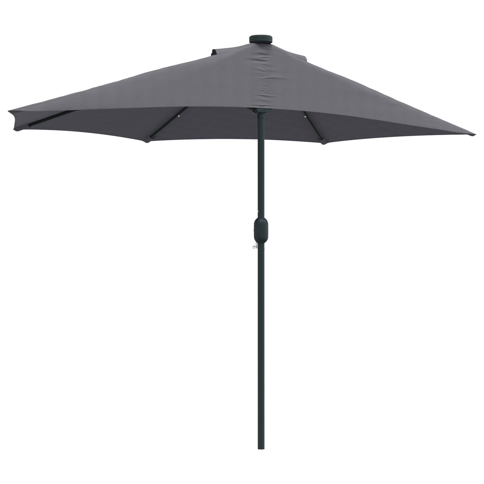 Hageparasol Antrasitt 294 x 150 x 224 cm stoff
