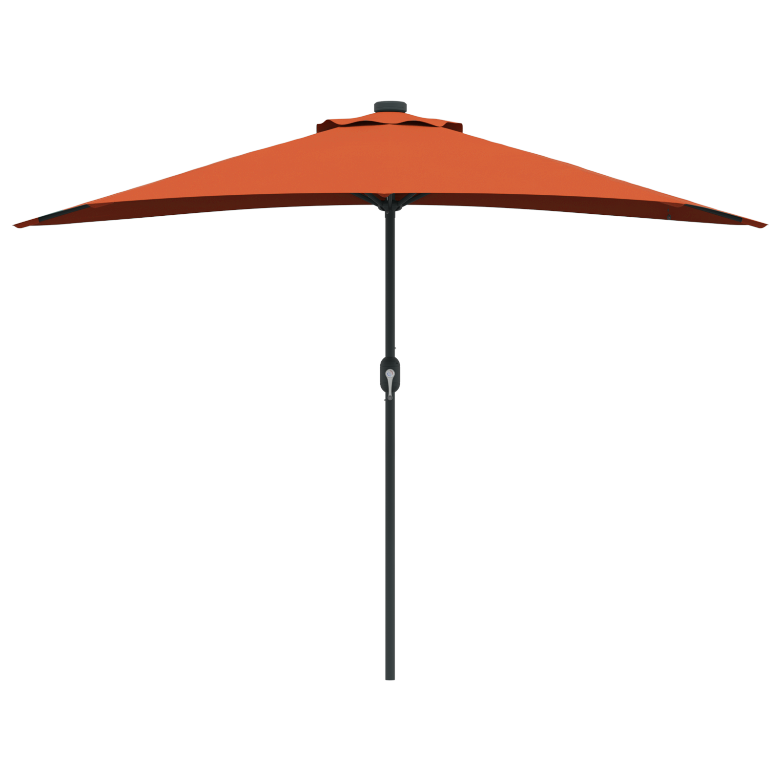 Hageparasol Terrakotta 294 x 150 x 224 cm stoff