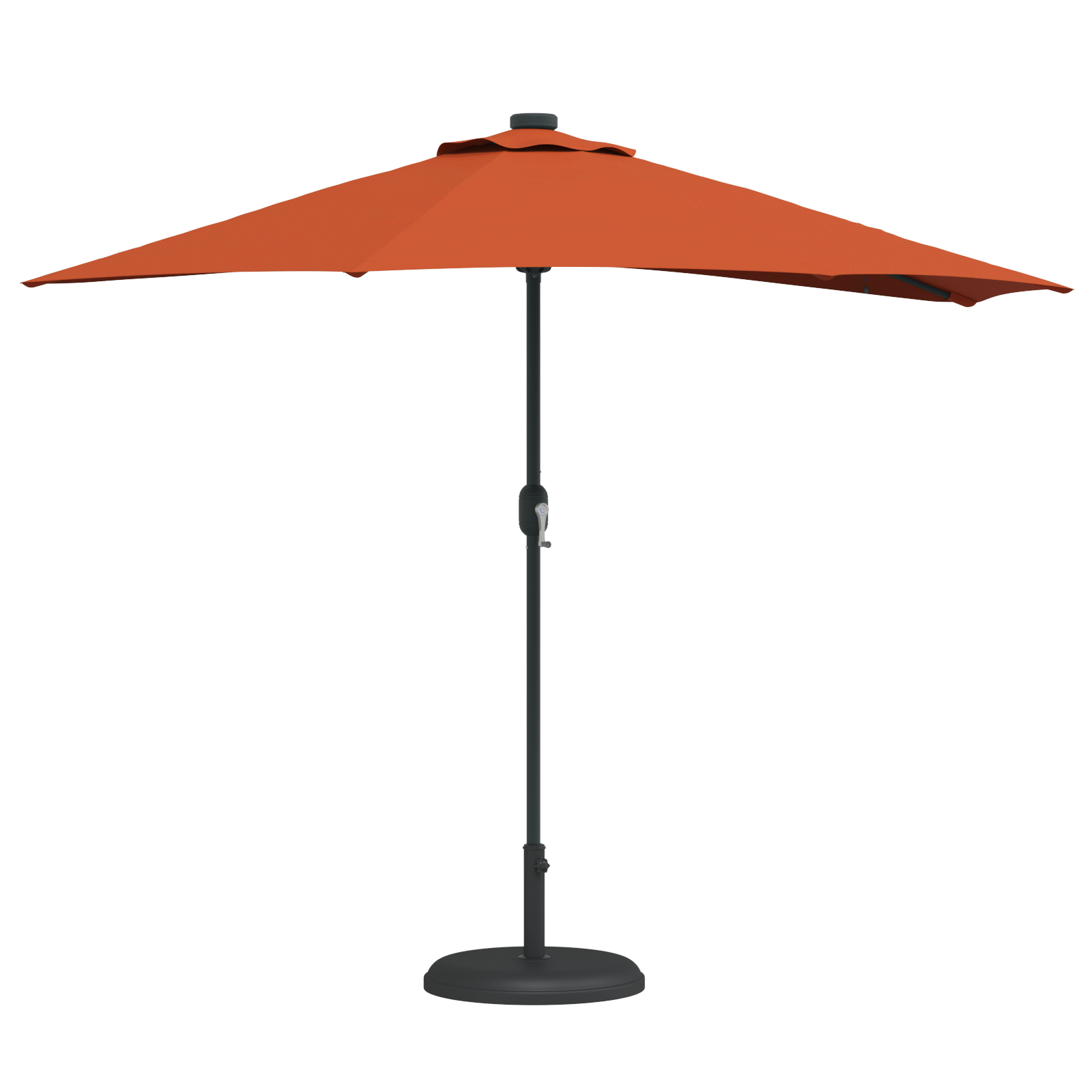 Hageparasol Terrakotta 294 x 150 x 224 cm stoff