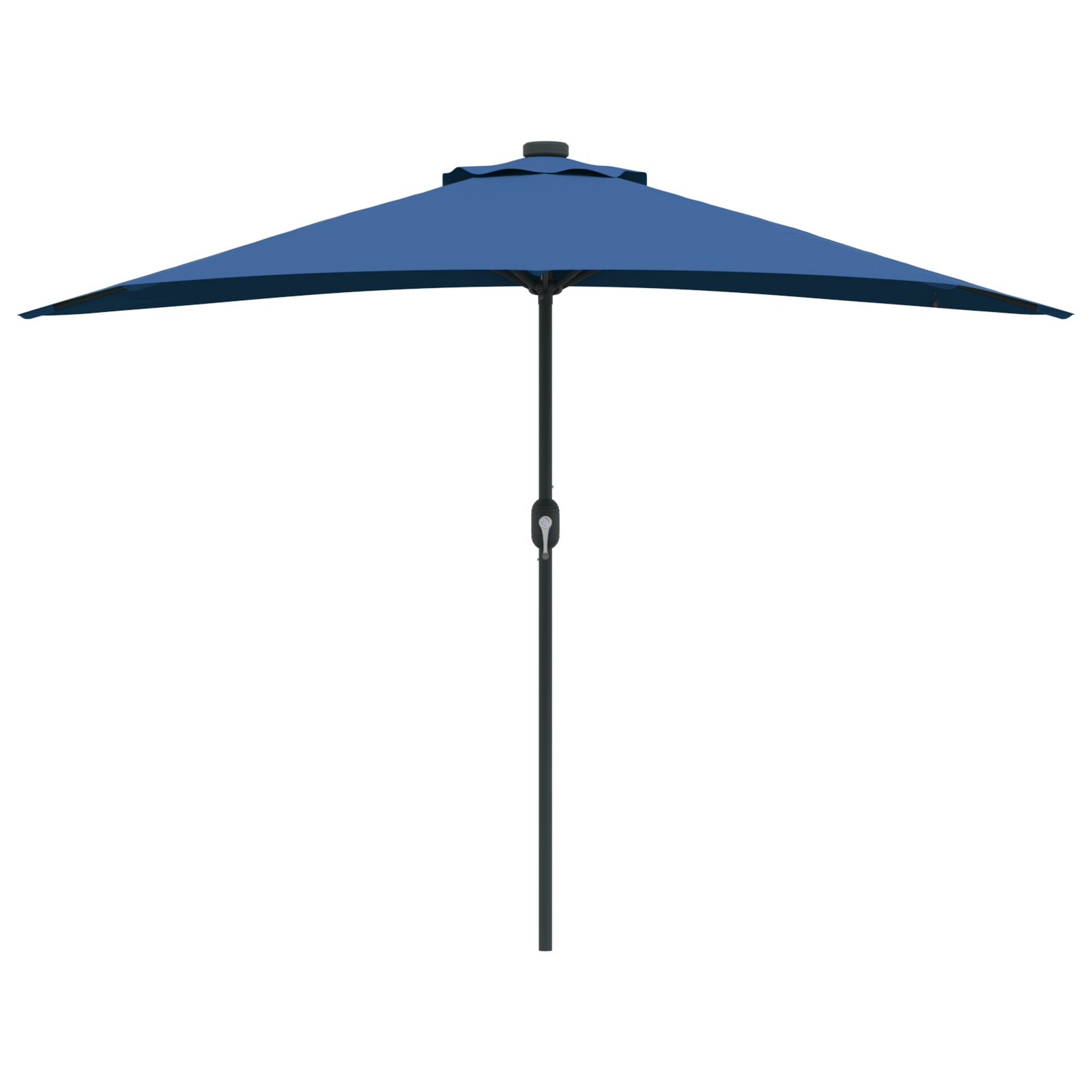 Hageparasol Azurblå 294 x 150 x 224 cm stoff