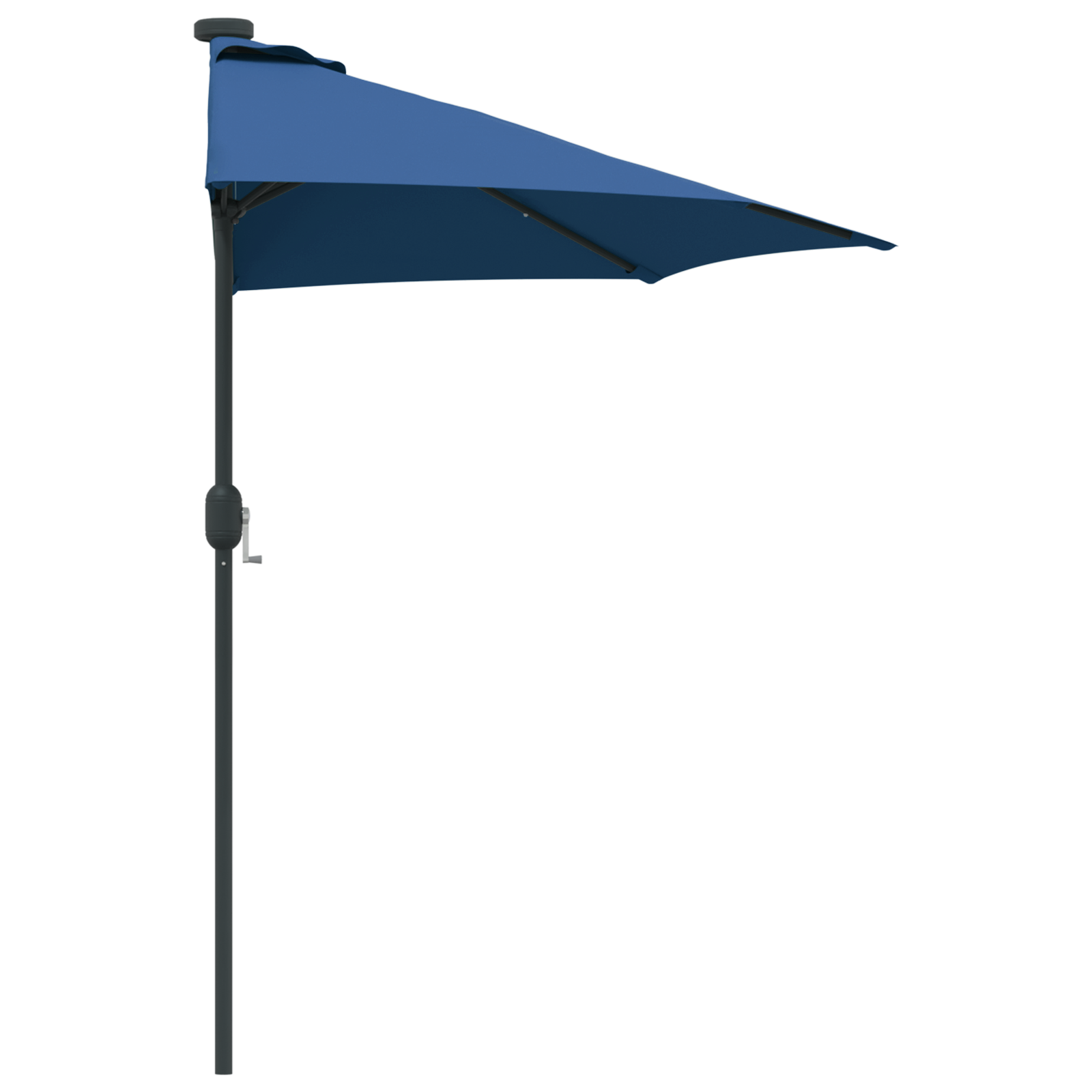 Hageparasol Azurblå 294 x 150 x 224 cm stoff
