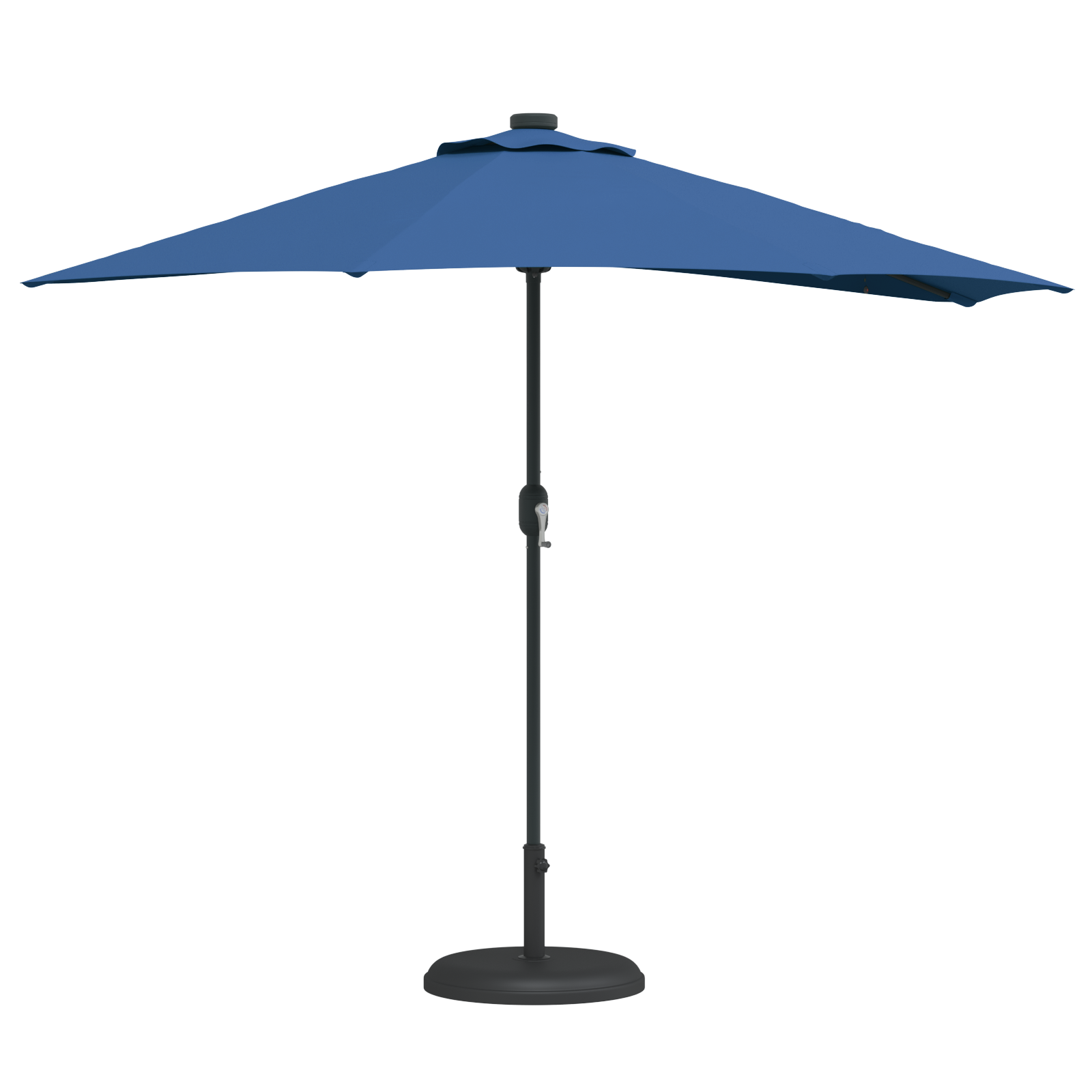 Hageparasol Azurblå 294 x 150 x 224 cm stoff