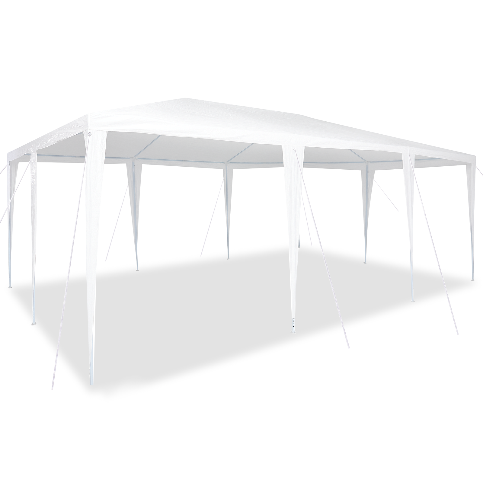 Festtelt Hvit 6x4 m PE