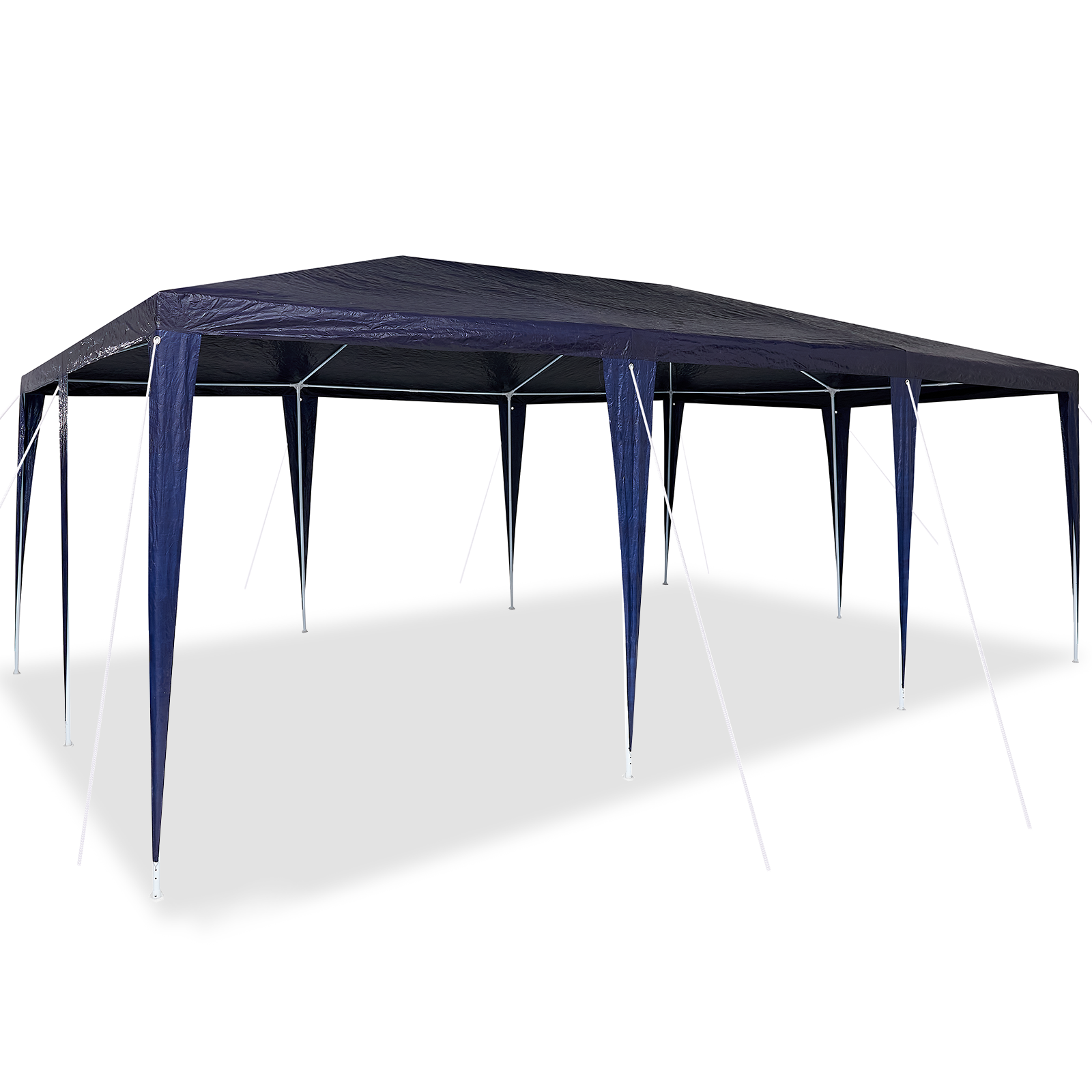 Festtelt Blå 6x4 m PE