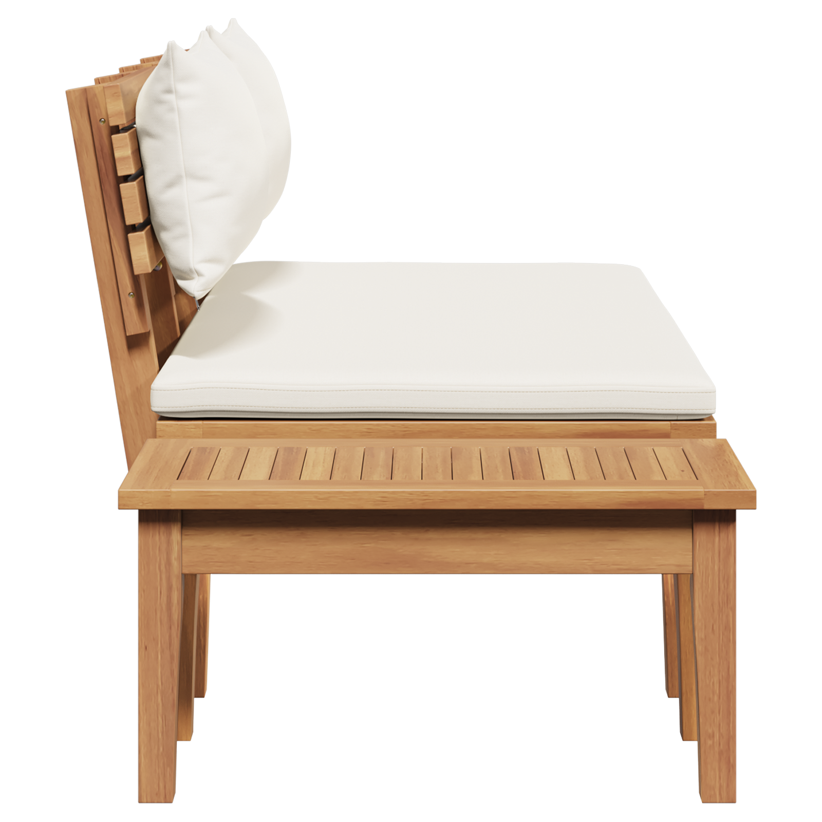 2-delt hagemøbelsett i solid teak