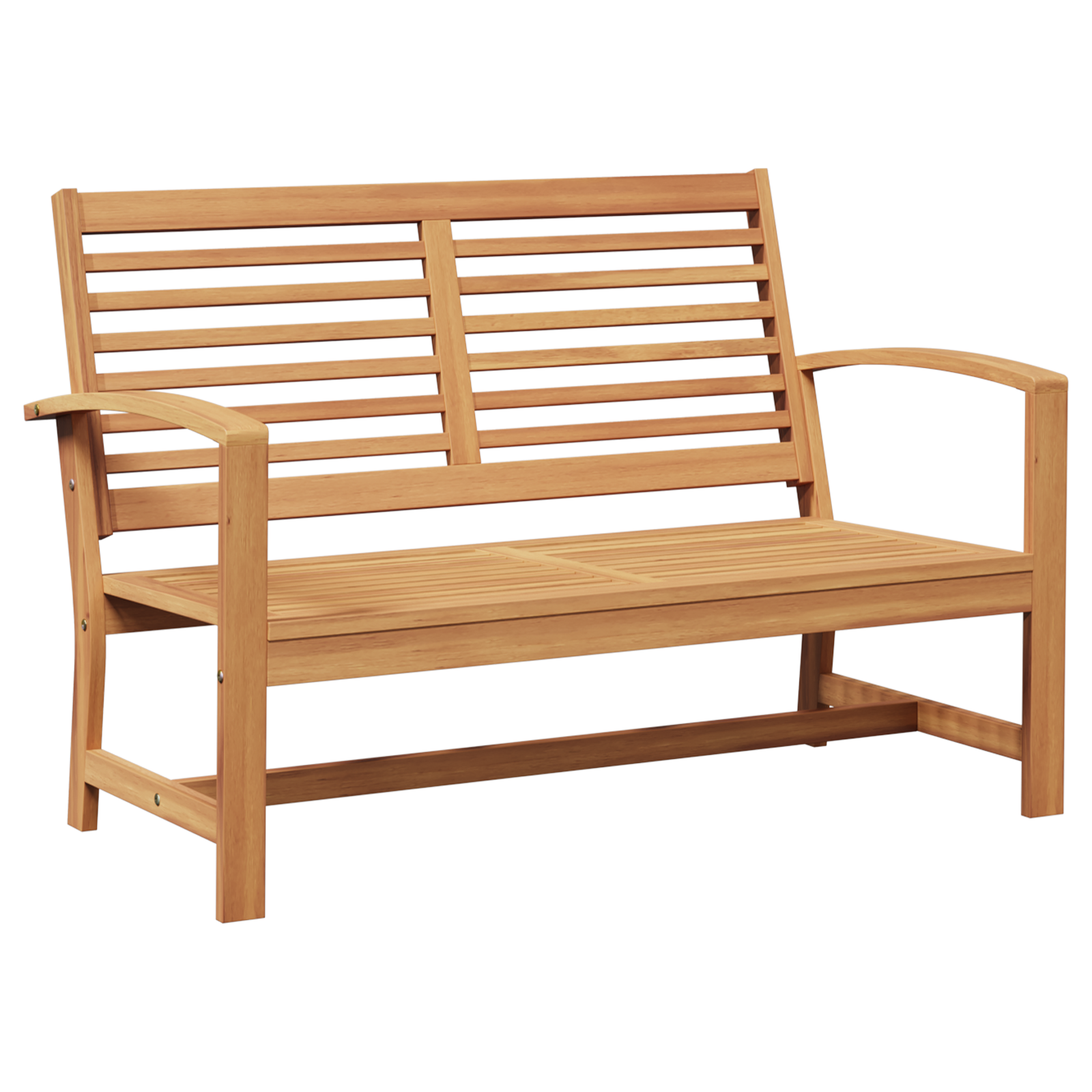 Hagesofa Set 2 pcs Brun Solid teaktre