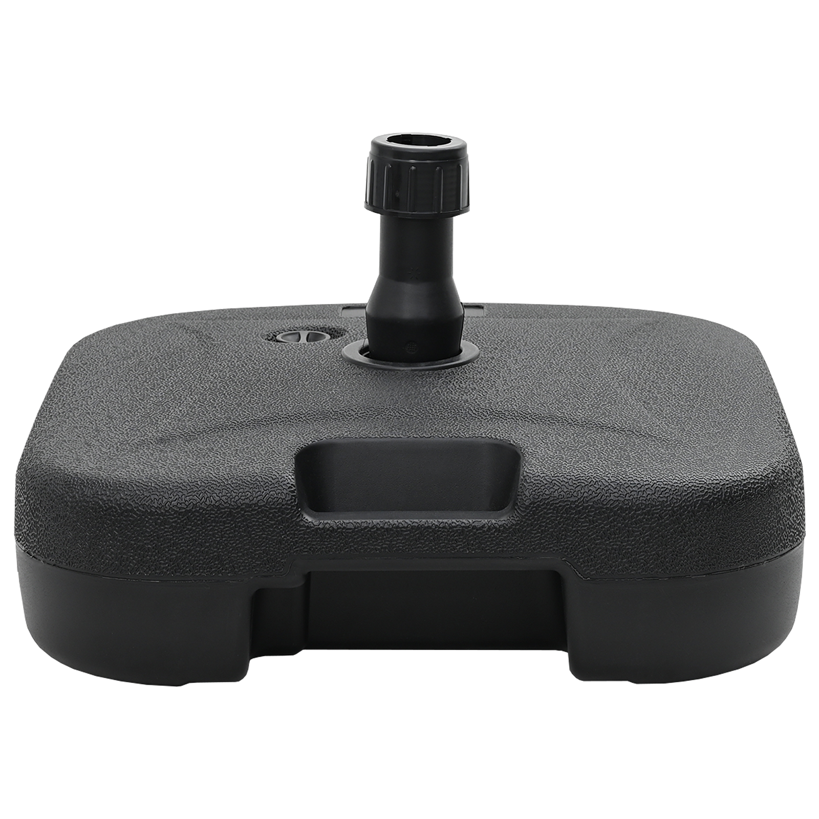 Utendørs parasolbase Svart 45 x 45 x 29.5 cm Plast