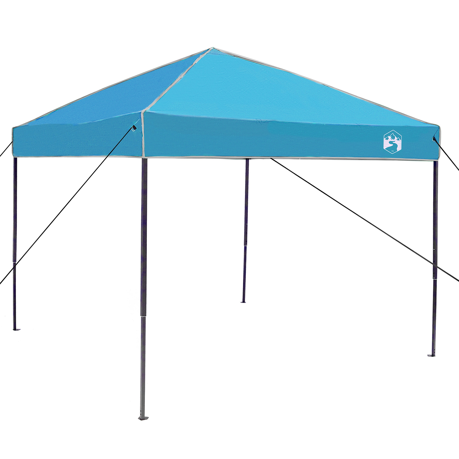 Canopy telt Blå 250 x 250 x 227 / 236 / 245 cm Oxford-stoff