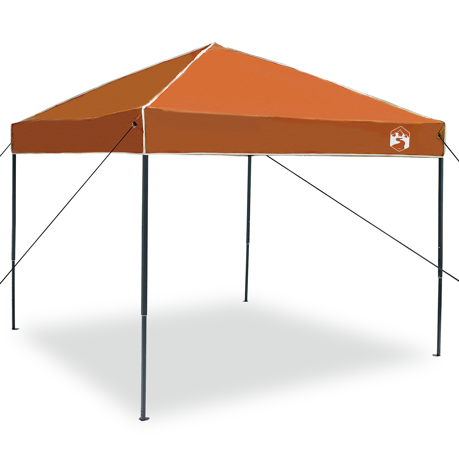 Canopy telt Oransje 250 x 250 x 227 / 236 / 245 cm Oxford-stoff