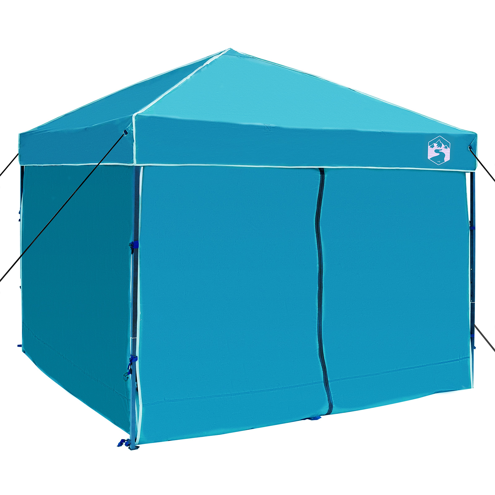 Canopy telt Blå 250 x 250 x 227 / 236 / 245 cm Oxford-stoff