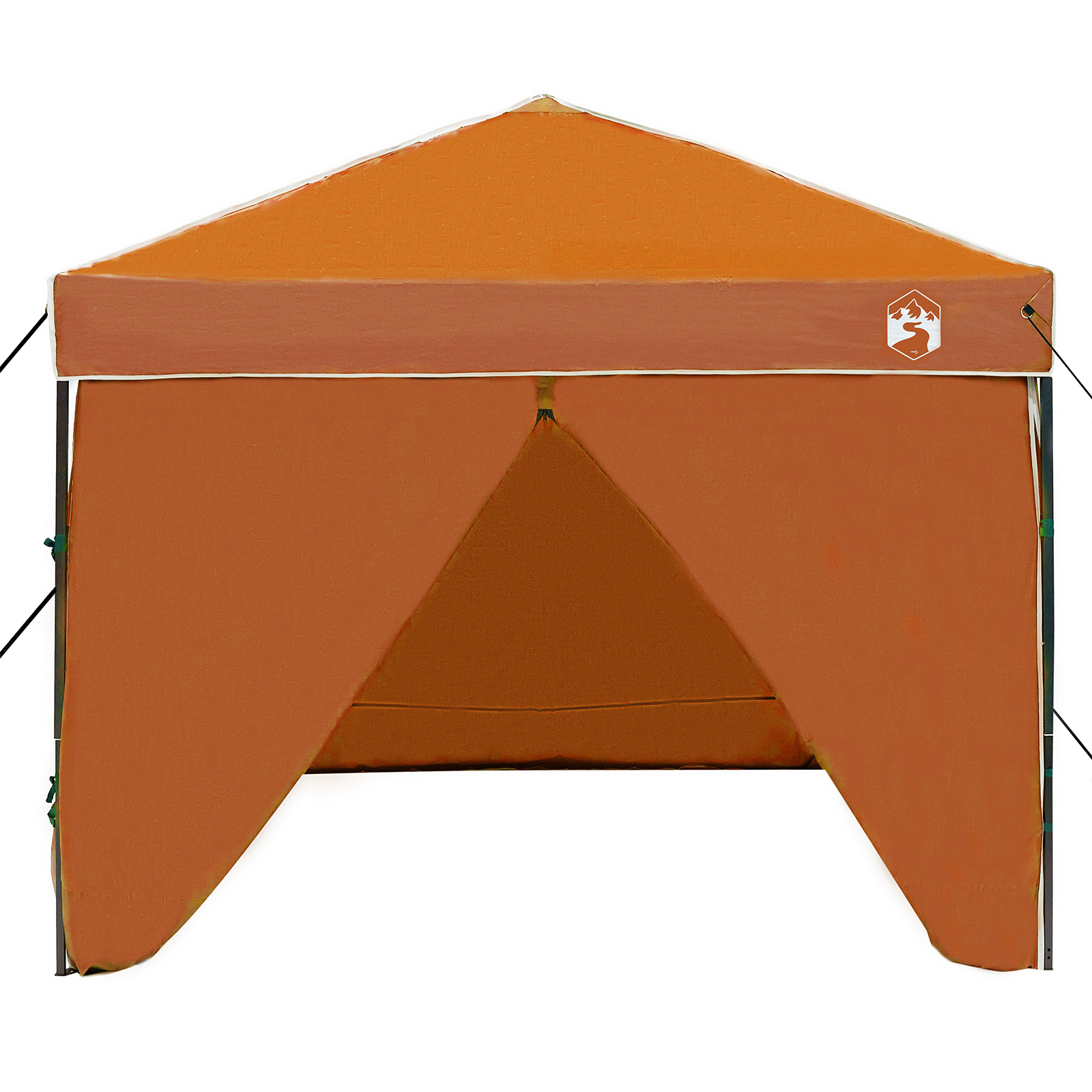 Canopy telt Oransje 250 x 250 x 227 / 236 / 245 cm Oxford-stoff