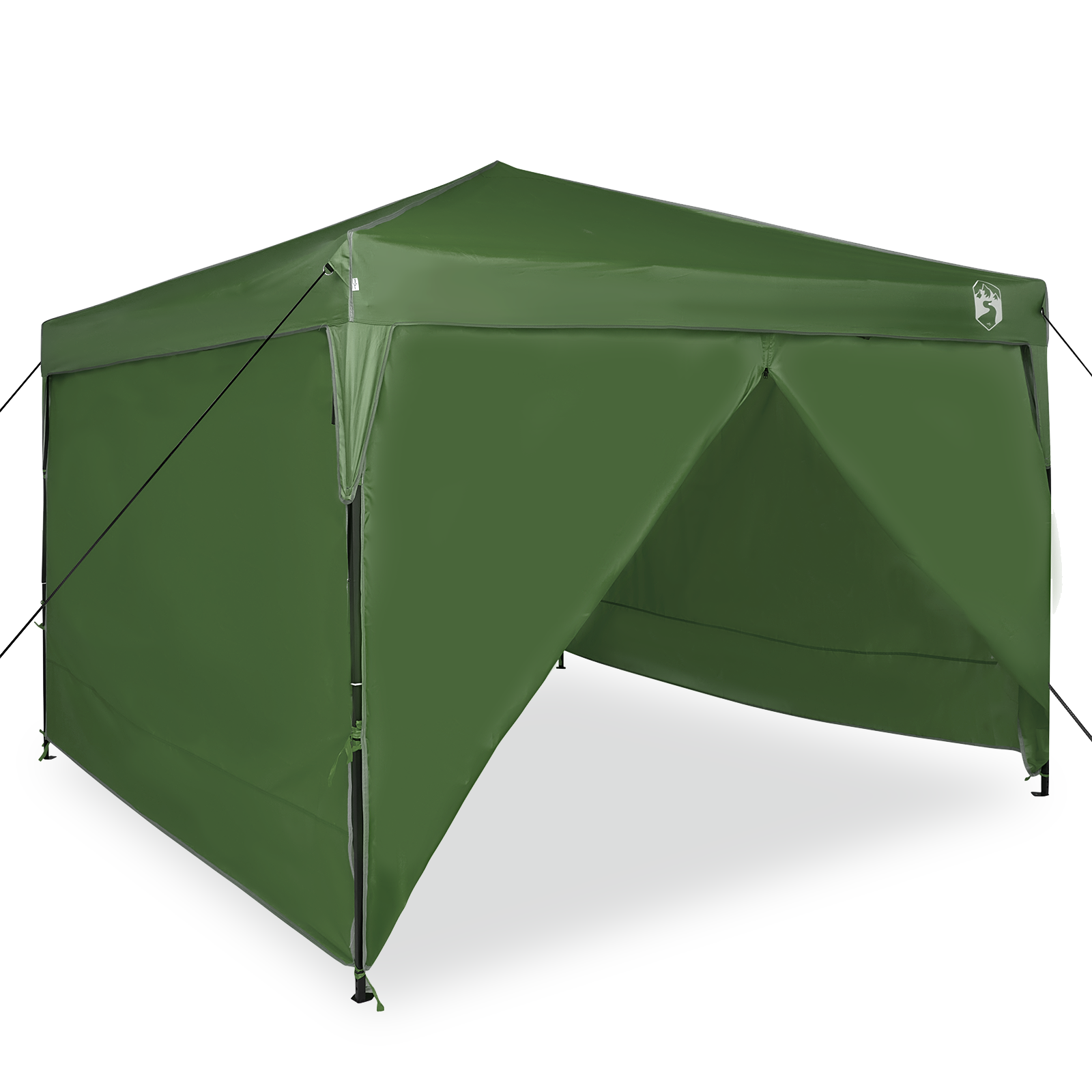 Canopy telt grønn 300 x 300 x 227 / 236 / 245 cm Oxford-stoff