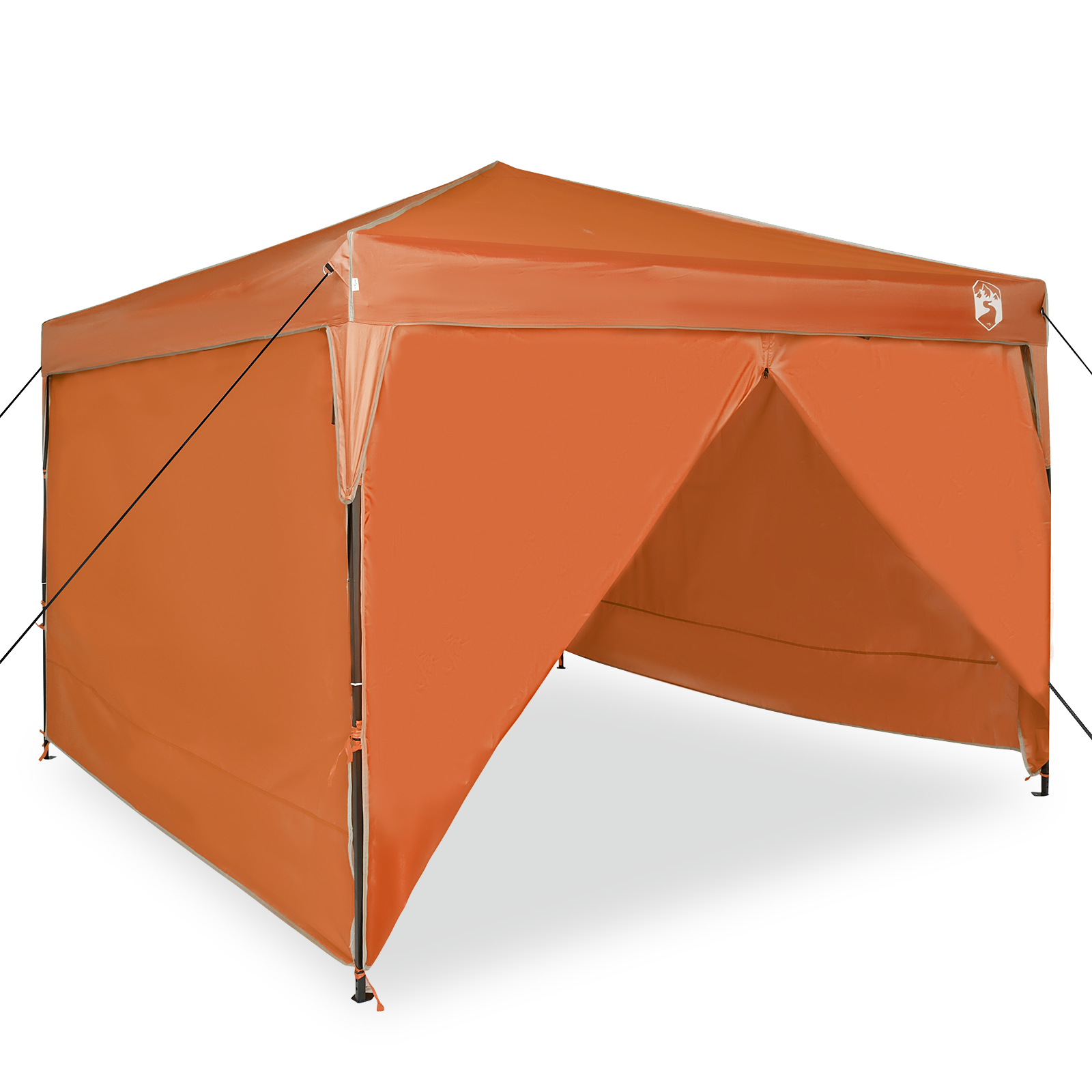 Canopy telt Oransje 300 x 300 x 227 / 236 / 245 cm Oxford-stoff